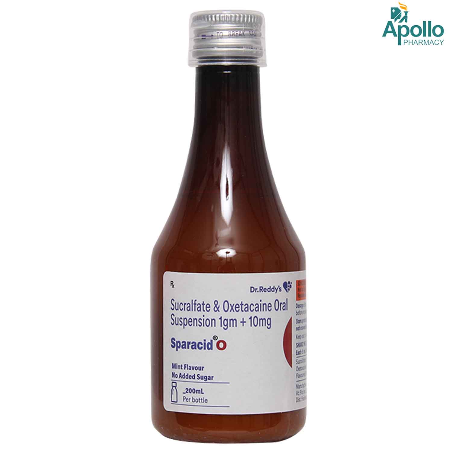 Sparacid O Mint Suspension 200 ml, Pack of 1 Sparacid O Mint Suspension 200 ml, Pack of 1