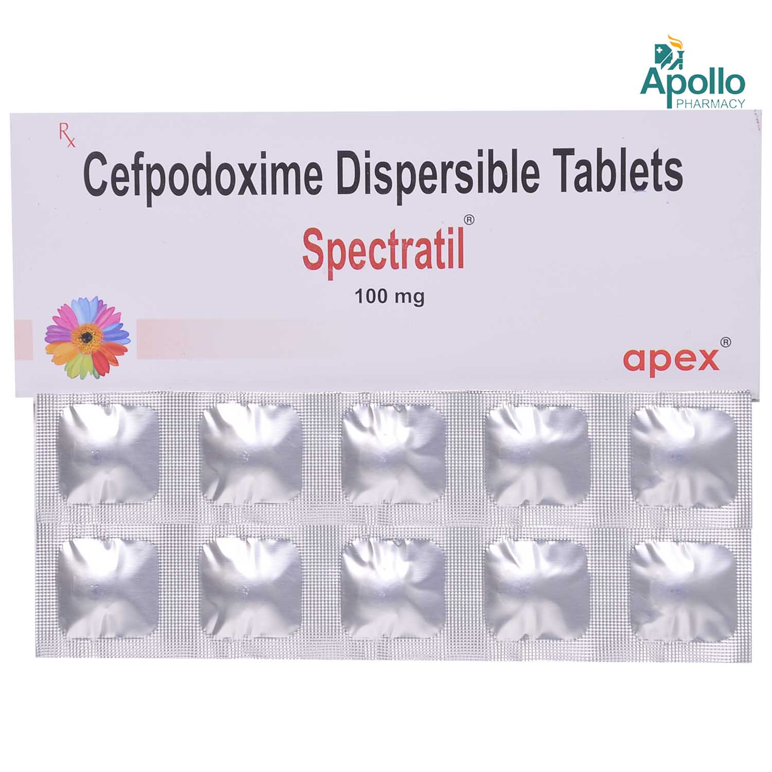 Spectratil 100 mg Tablet 10's, Pack of 10 TabletS Spectratil 100 mg Tablet 10's, Pack of 10 TabletS