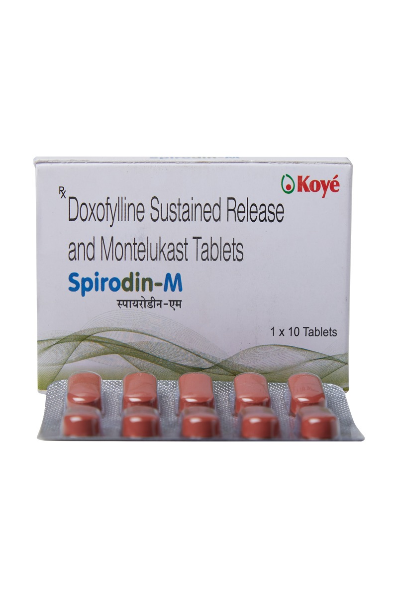 Spirodin-M Tablet 10's, Pack of 10 TABLETS Spirodin-M Tablet 10's, Pack of 10 TABLETS