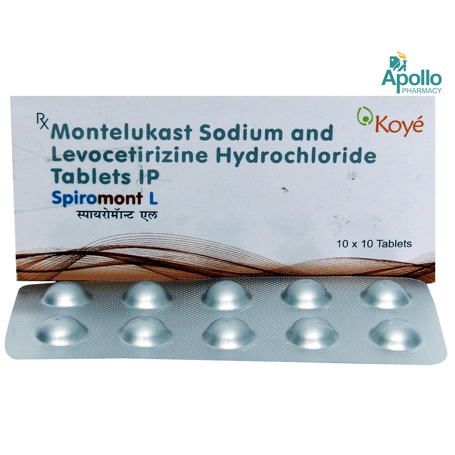 Spiromont L Tablet 10's, Pack of 10 TABLETS Spiromont L Tablet 10's, Pack of 10 TABLETS