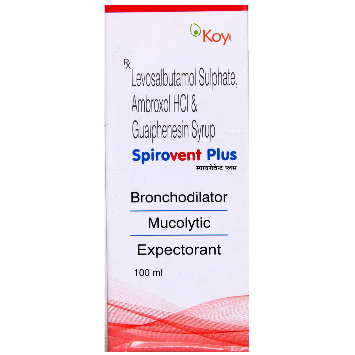 Spirovent Plus Syrup 100 ml, Pack of 1 LIQUID Spirovent Plus Syrup 100 ml, Pack of 1 LIQUID