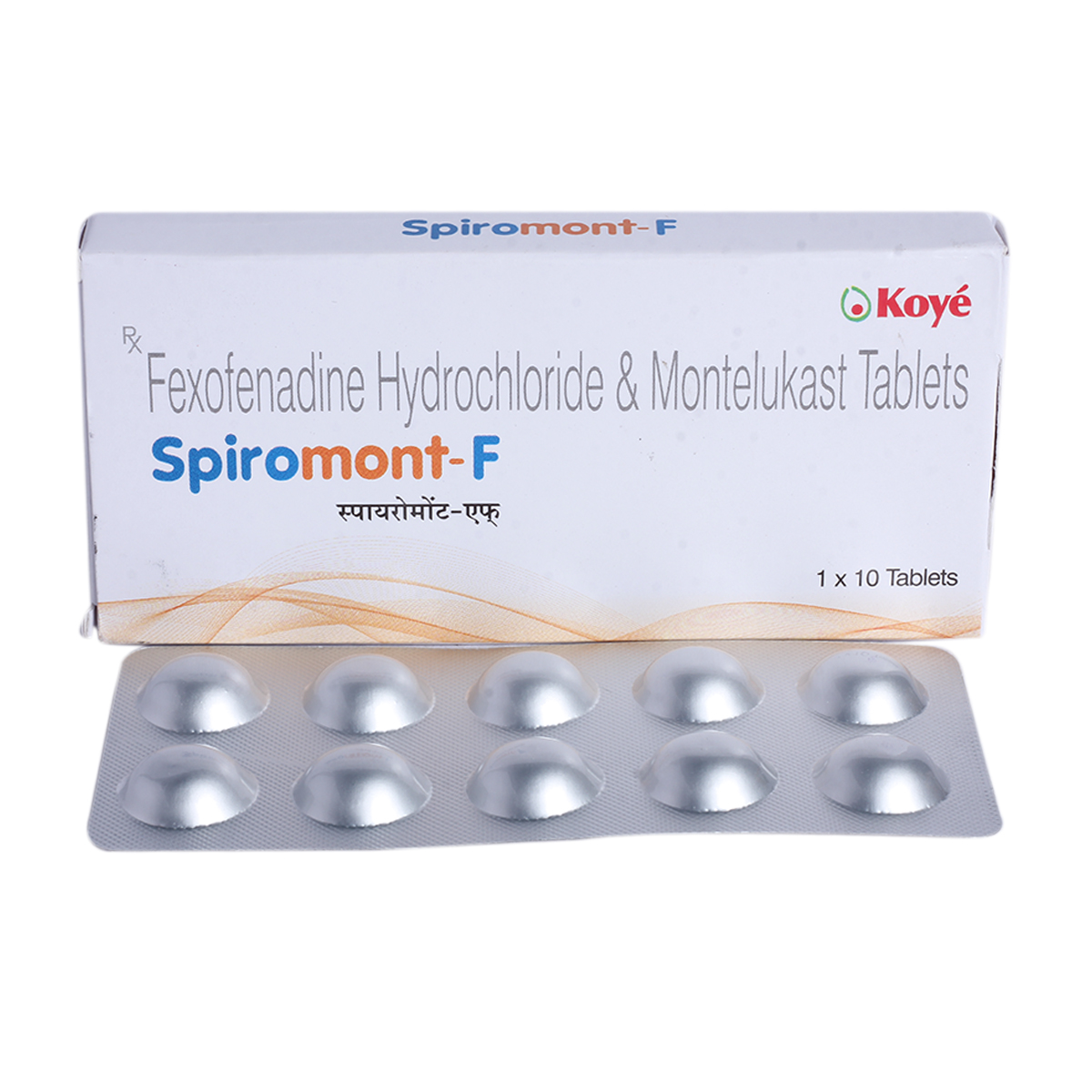 Spiromont-F Tablet 10's, Pack of 10 TABLETS Spiromont-F Tablet 10's, Pack of 10 TABLETS