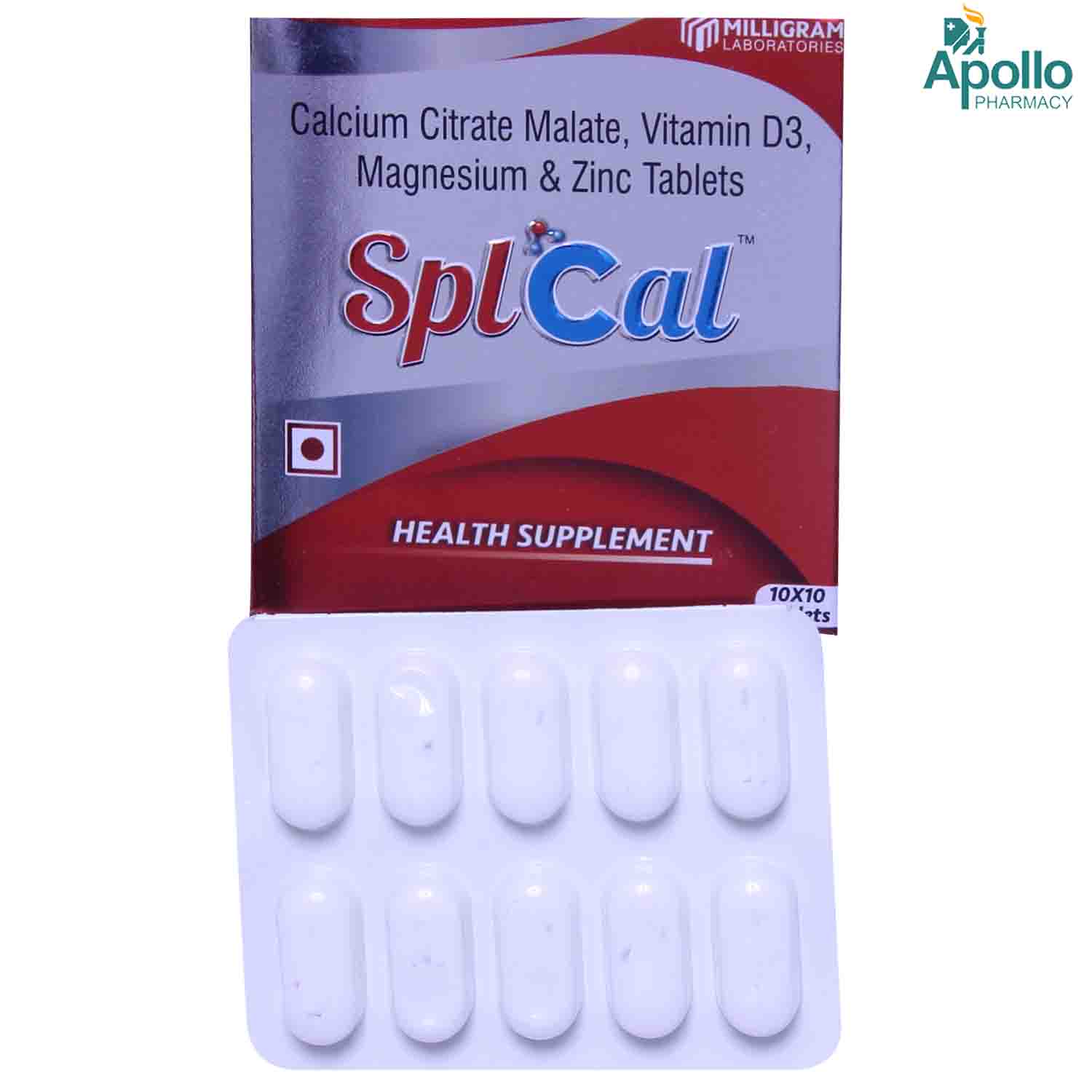 Buy Splcal Tablet 10's Online