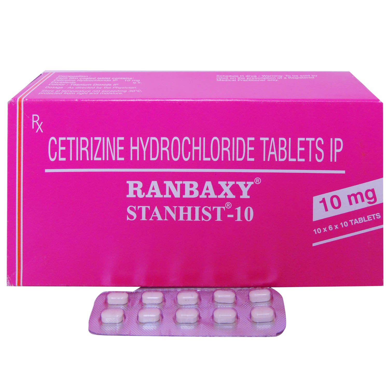 Stanhist 10 Tablet 10's, Pack of 10 TABLETS Stanhist 10 Tablet 10's, Pack of 10 TABLETS