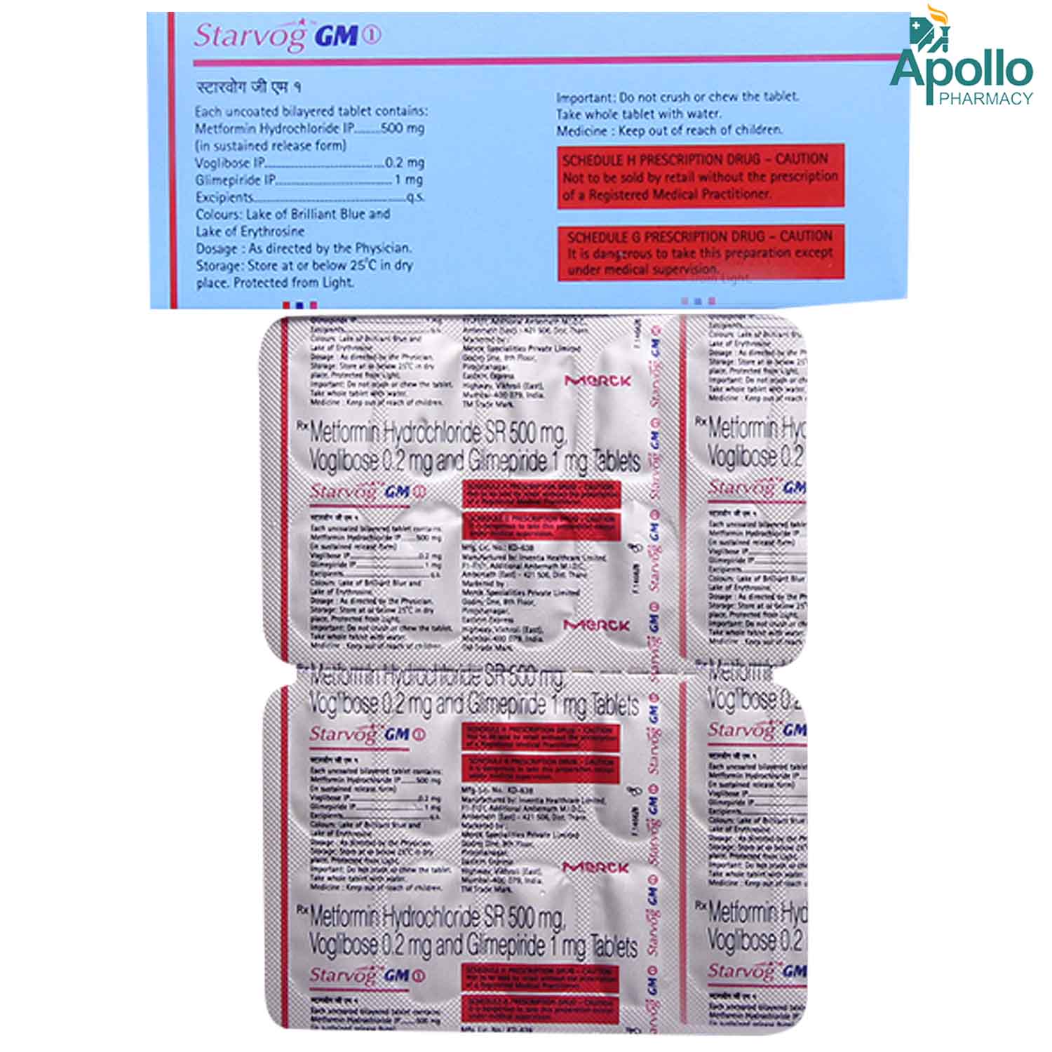 Starvog GM 1 Tablet 10's, Pack of 10 TABLETS Starvog GM 1 Tablet 10's, Pack of 10 TABLETS