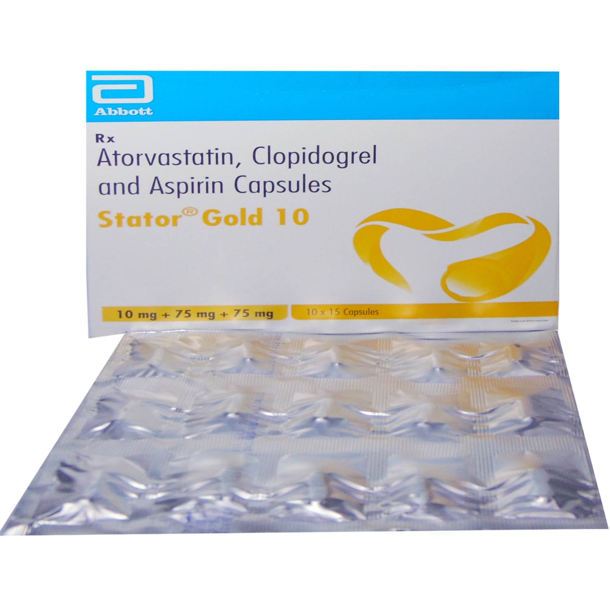 Stator Gold 10/75/75Mg Capsule 15's, Pack of 15 CAPSULES Stator Gold 10/75/75Mg Capsule 15's, Pack of 15 CAPSULES
