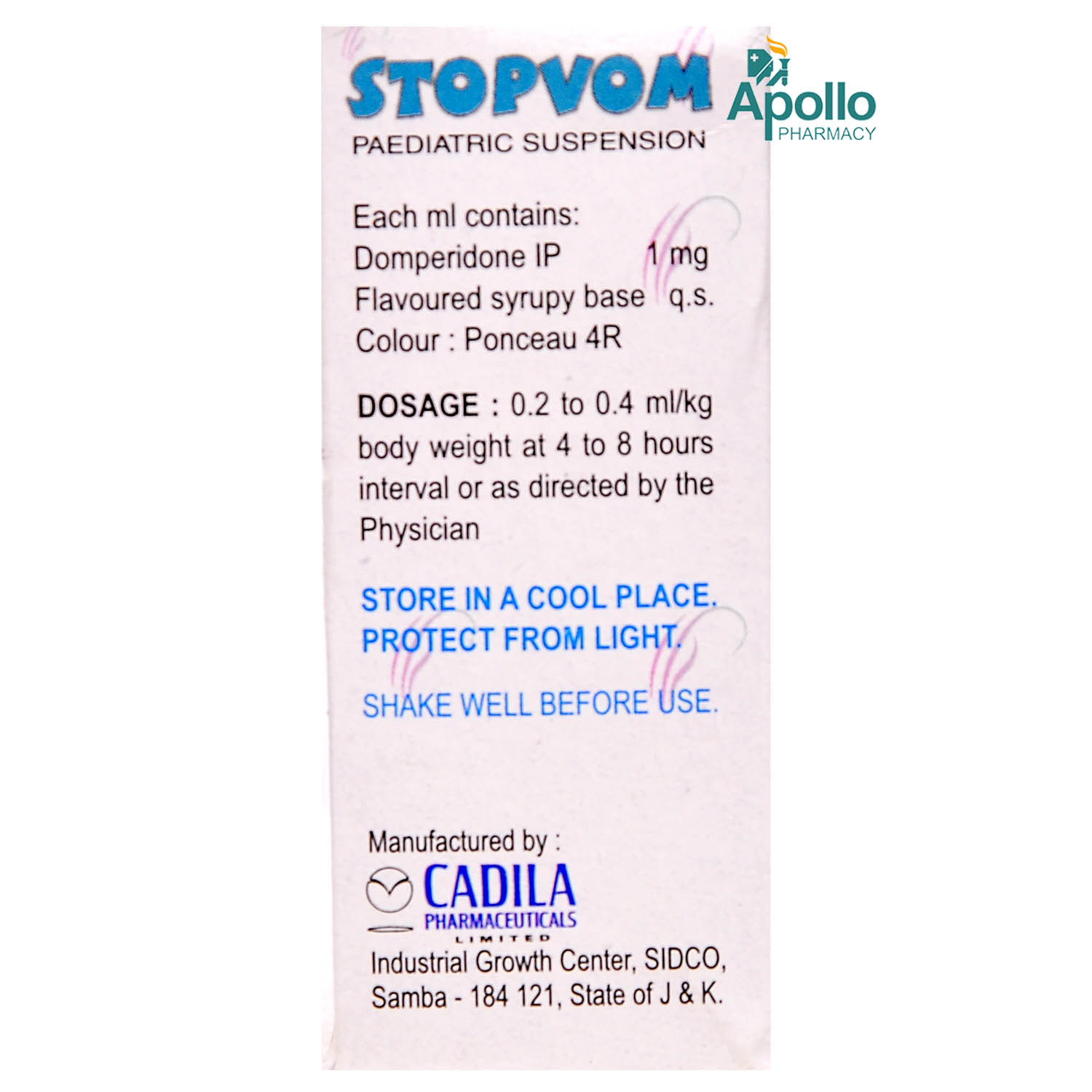 Stopvom Syrup 30 ml, Pack of 1 Syrup Stopvom Syrup 30 ml, Pack of 1 Syrup