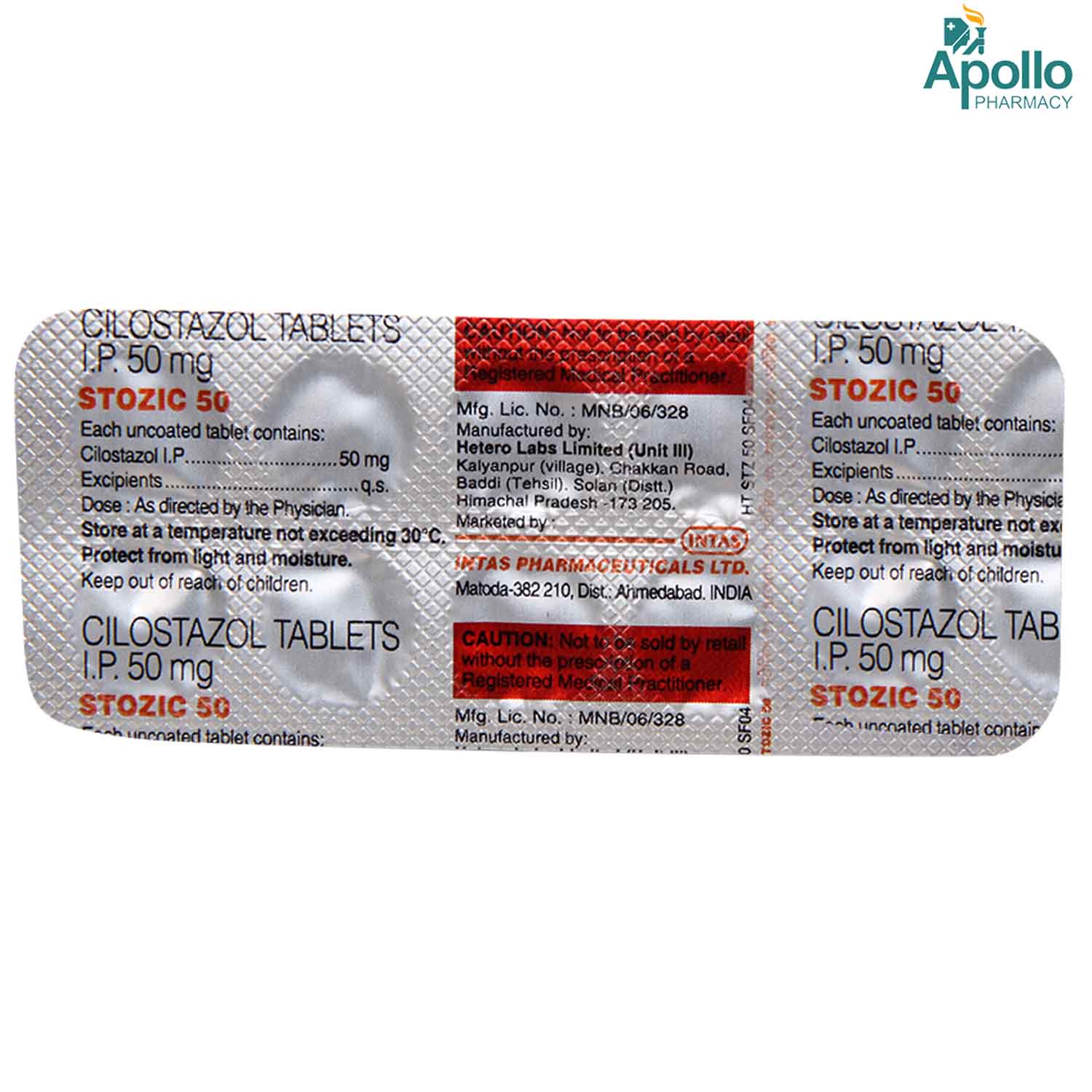 Stozic 50 Tablet 10's, Pack of 10 TABLETS Stozic 50 Tablet 10's, Pack of 10 TABLETS