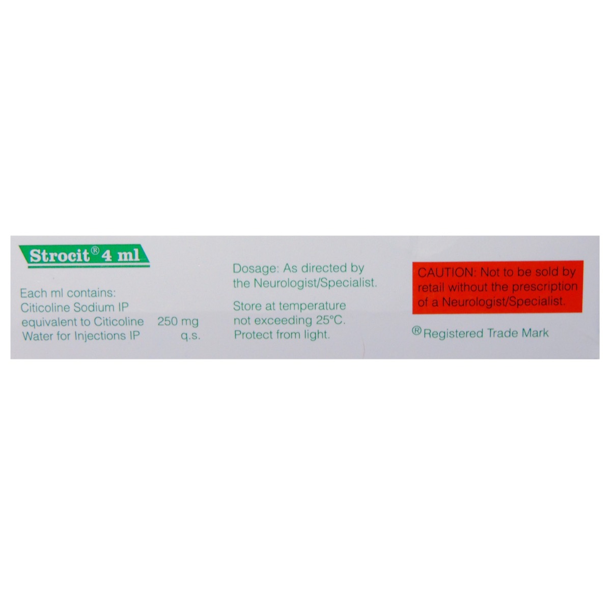 Strocit Injection 4 ml, Pack of 1 Injection Strocit Injection 4 ml, Pack of 1 Injection