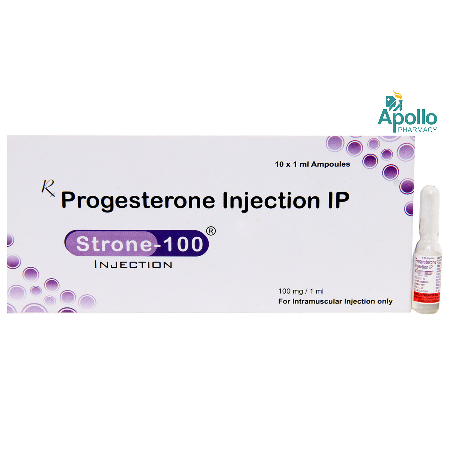Strone-100 Injection 1 ml, Pack of 1 Injection Strone-100 Injection 1 ml, Pack of 1 Injection