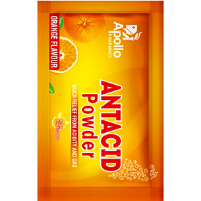 Apollo Pharmacy Antacid Orange Flavour Powder, 5 gm, Pack of 1 Apollo Pharmacy Antacid Orange Flavour Powder, 5 gm, Pack of 1