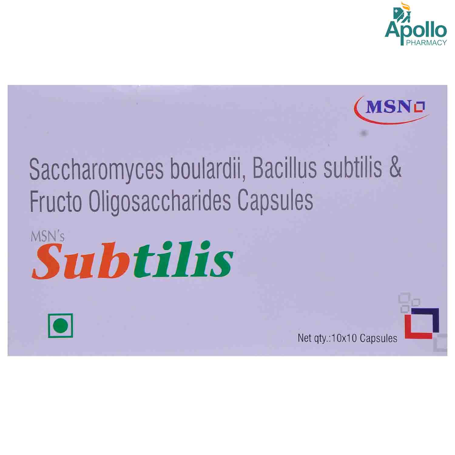 Subtilis Capsule 10's, Pack of 10 Subtilis Capsule 10's, Pack of 10