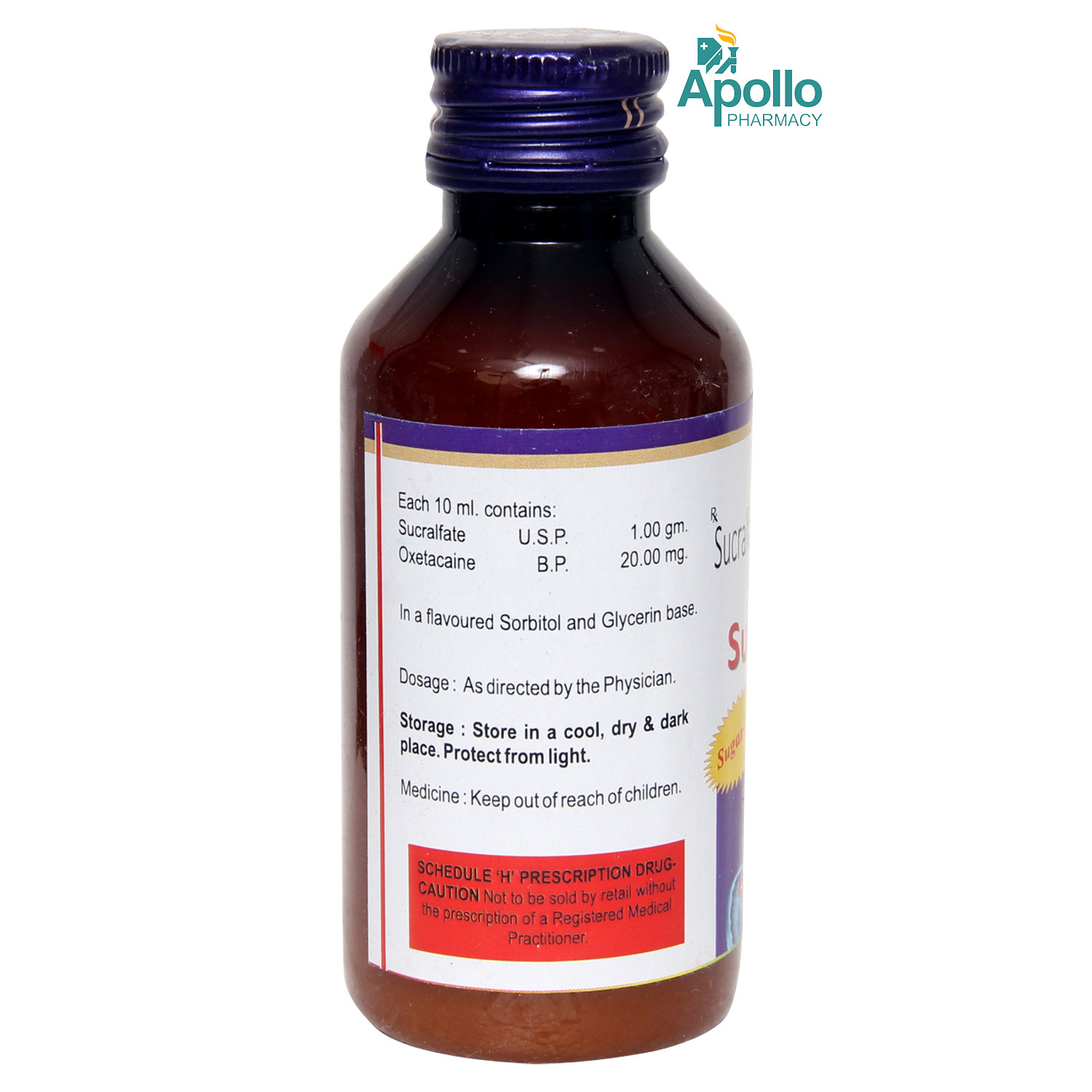 SUCRAGEL O SUSPENSION100ML, Pack of 1 Gel SUCRAGEL O SUSPENSION100ML, Pack of 1 Gel