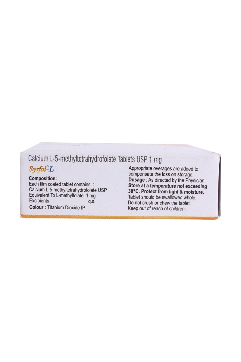 Sysfol L Tablet 30's, Pack of 30 TABLETS Sysfol L Tablet 30's, Pack of 30 TABLETS