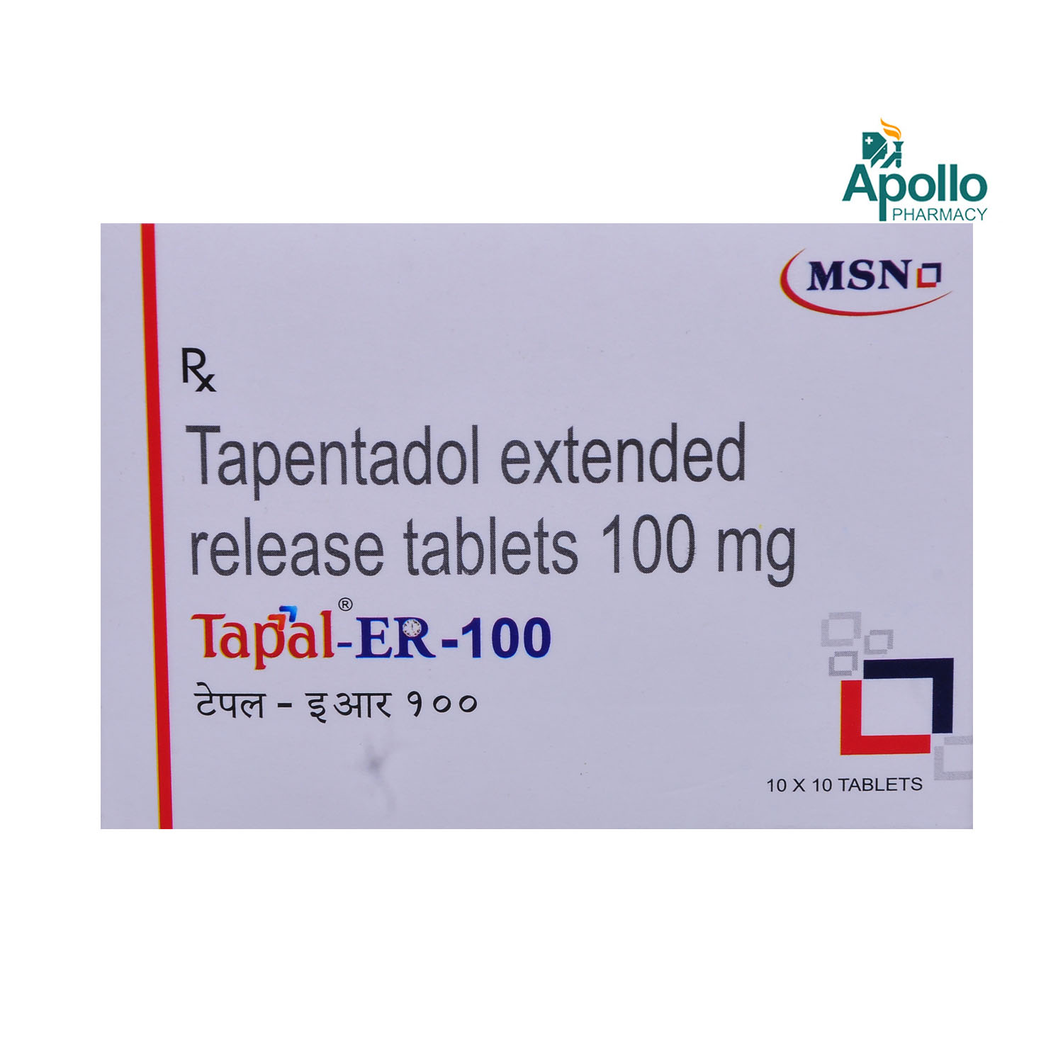 Tapal-ER-100 Tablet 10's, Pack of 10 TABLETS Tapal-ER-100 Tablet 10's, Pack of 10 TABLETS