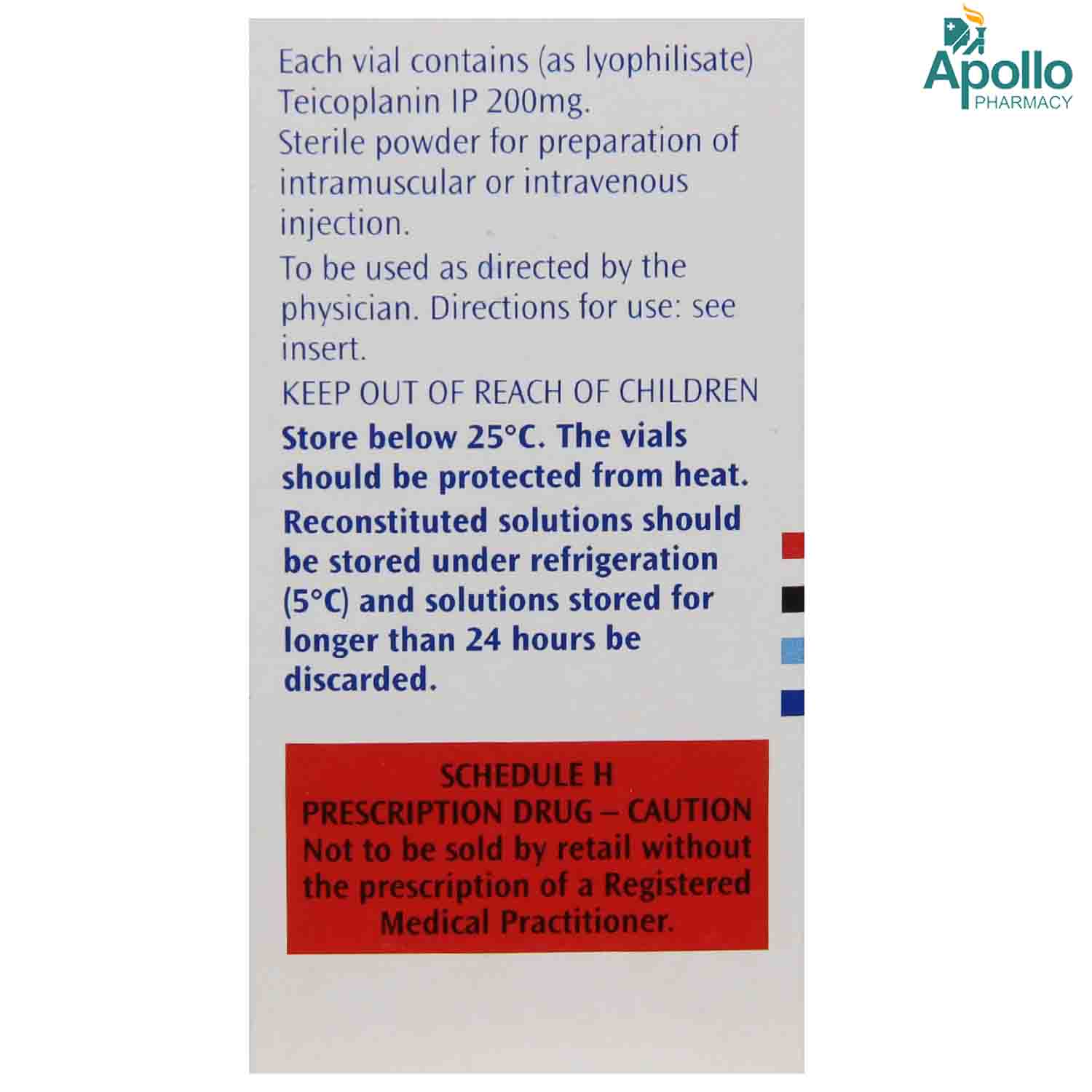 Targocid 200 mg Injection, Pack of 1 INJECTION Targocid 200 mg Injection, Pack of 1 INJECTION