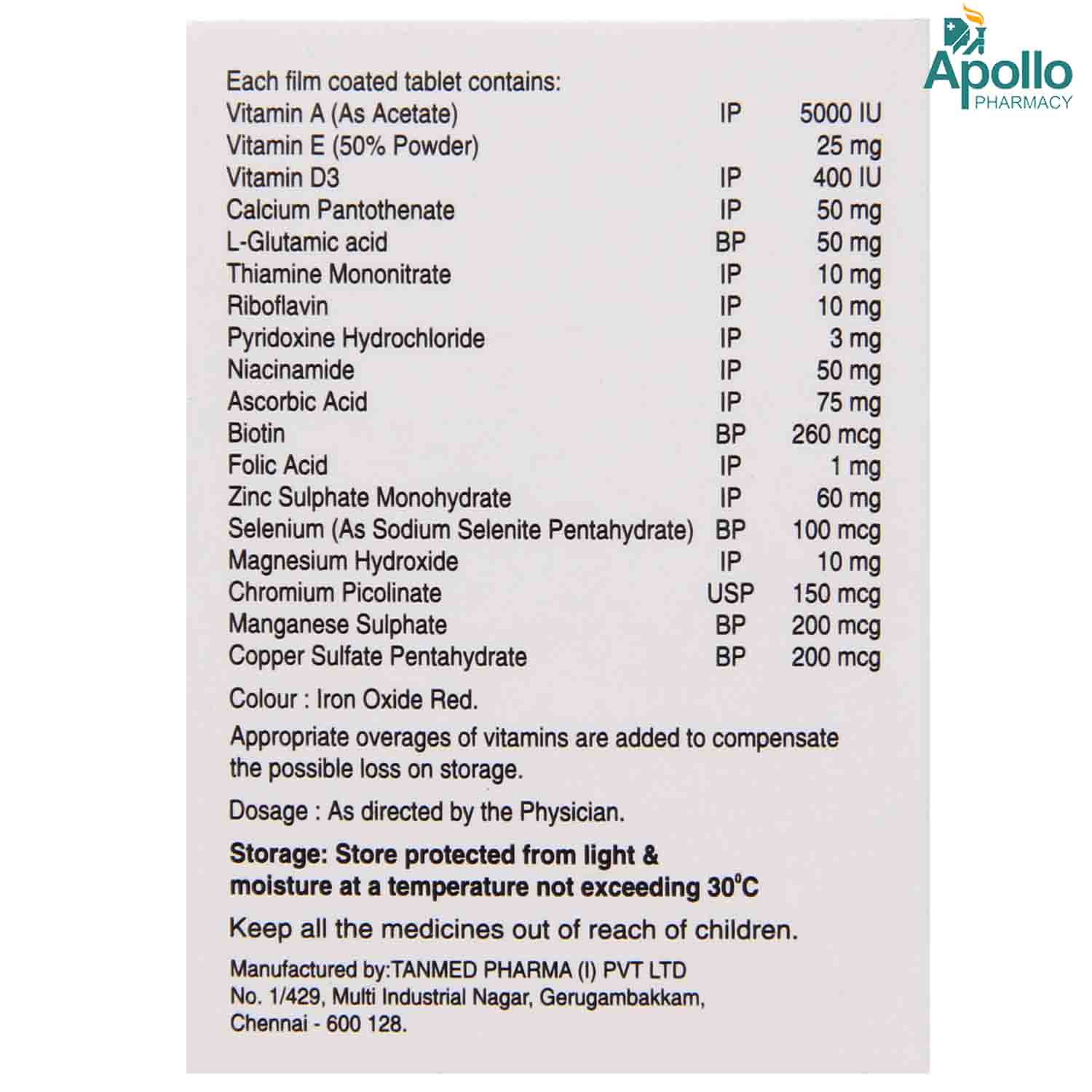 Tarovit Tablet 10's, Pack of 10 Tarovit Tablet 10's, Pack of 10