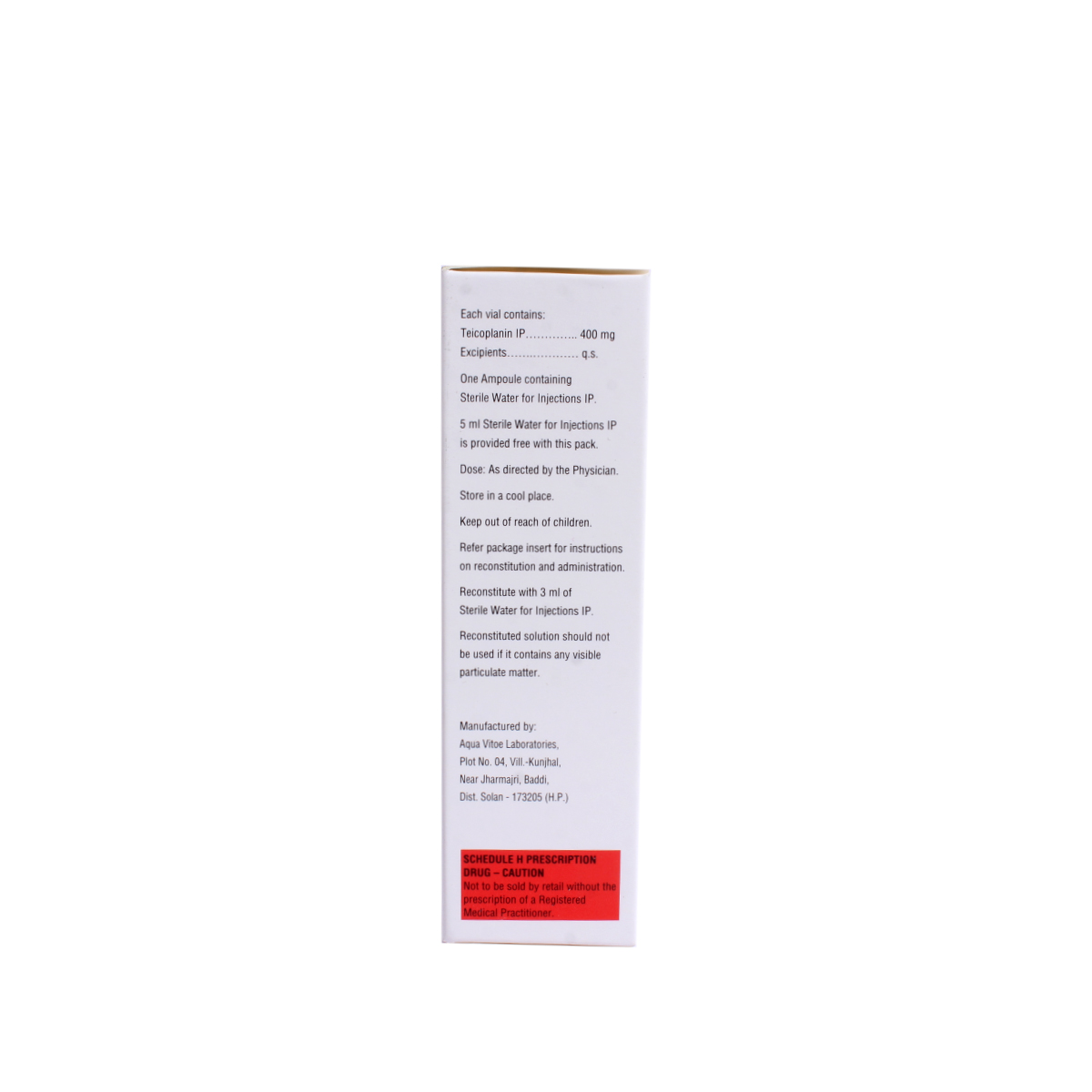 Tarpos 400mg Injection 1's, Pack of 1 INJECTION Tarpos 400mg Injection 1's, Pack of 1 INJECTION