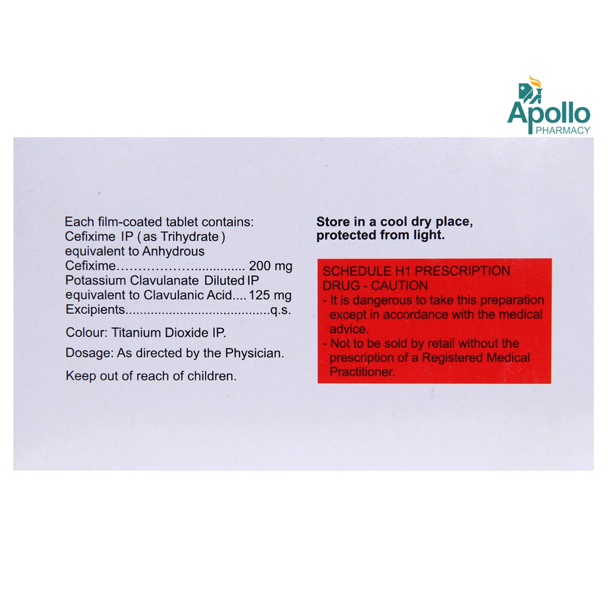 Taxim-O CV 200 Tablet 10's, Pack of 10 TABLETS Taxim-O CV 200 Tablet 10's, Pack of 10 TABLETS