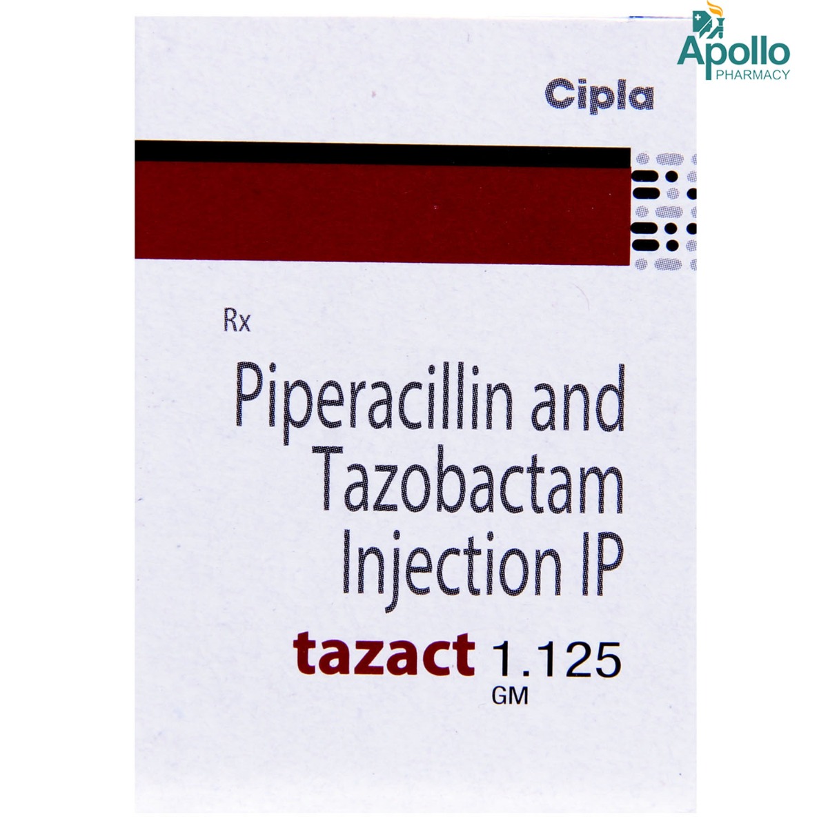 Tazact 1.125gm Injection 1's, Pack of 1 INJECTION Tazact 1.125gm Injection 1's, Pack of 1 INJECTION