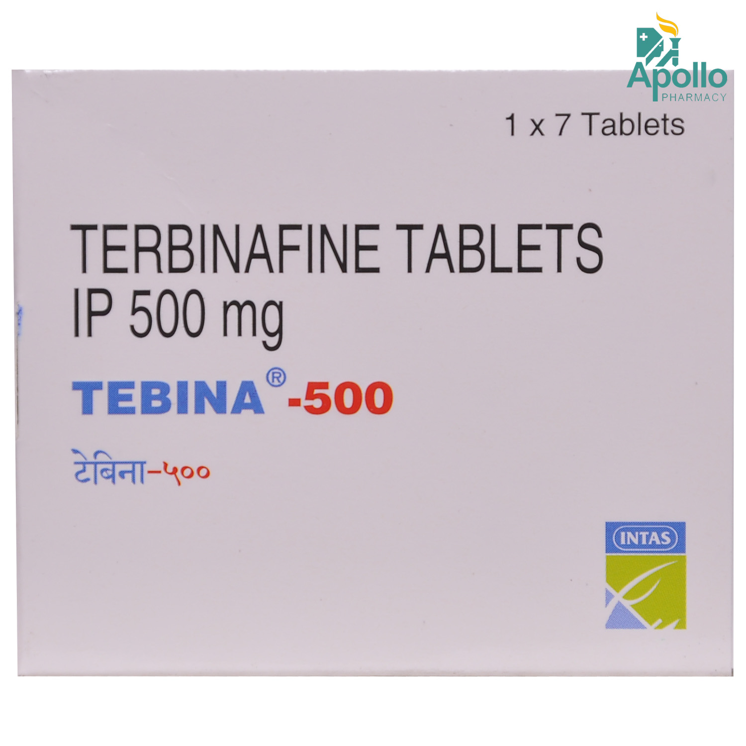 Tebina-500 Tablet 7's, Pack of 7 TabletS Tebina-500 Tablet 7's, Pack of 7 TabletS