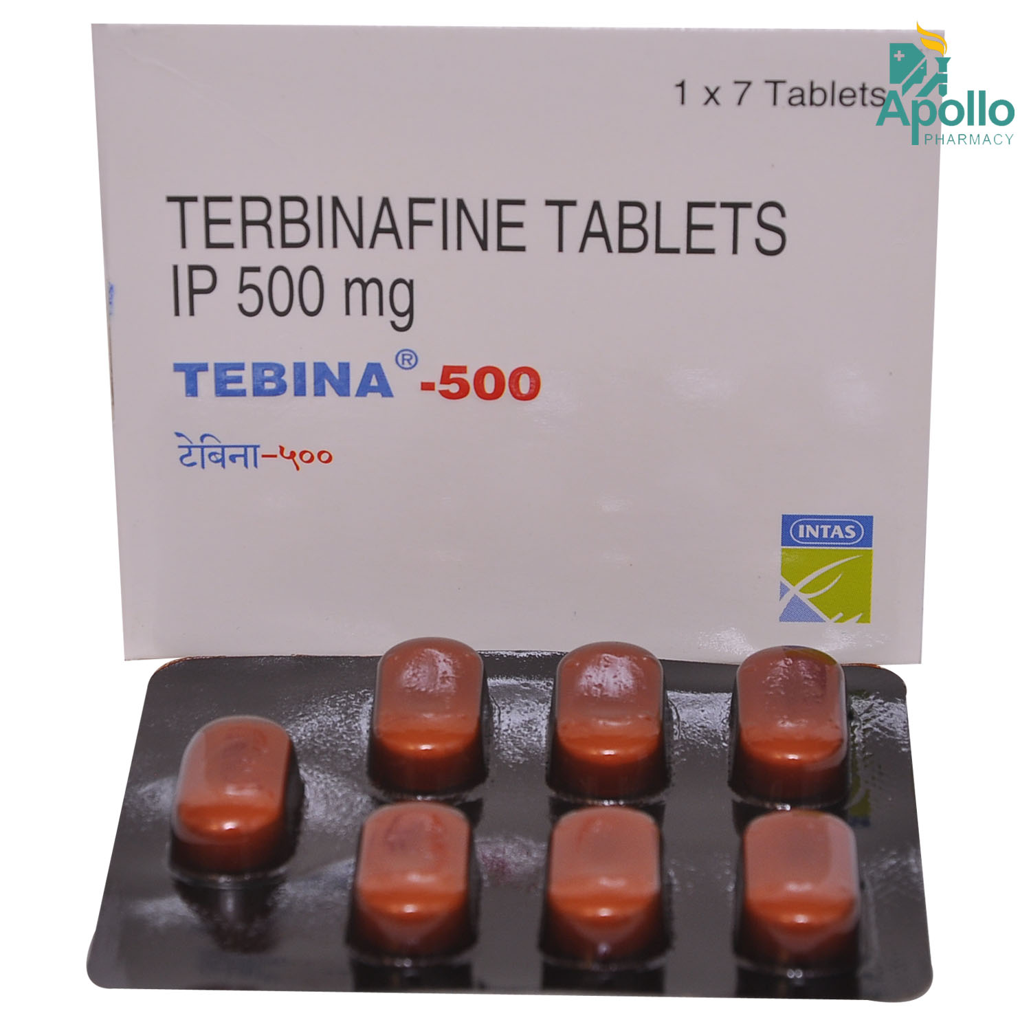 Tebina-500 Tablet 7's, Pack of 7 TabletS Tebina-500 Tablet 7's, Pack of 7 TabletS