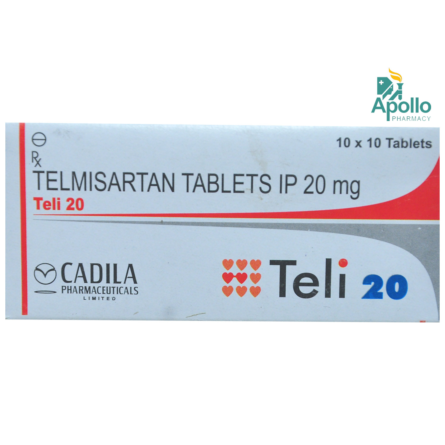 TELI 20MG TABLET, Pack of 10 TABLETS TELI 20MG TABLET, Pack of 10 TABLETS
