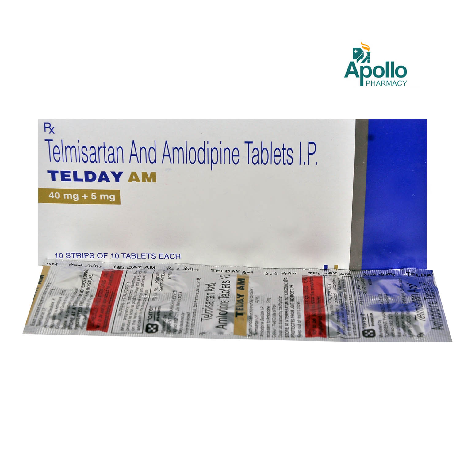 Telday AM Tablet 10's, Pack of 10 Telday AM Tablet 10's, Pack of 10