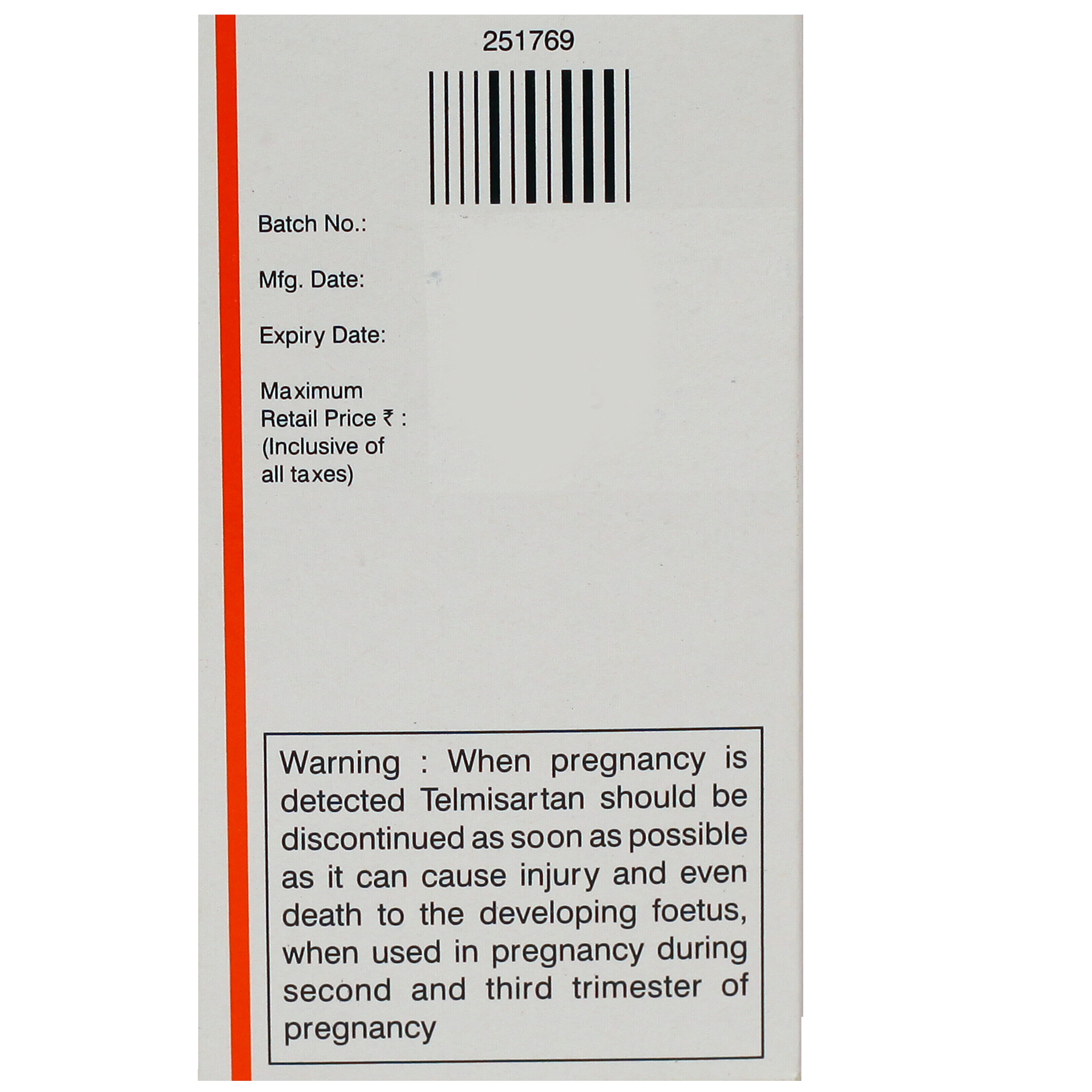 Telista 80 Tablet 15's, Pack of 15 TABLETS Telista 80 Tablet 15's, Pack of 15 TABLETS