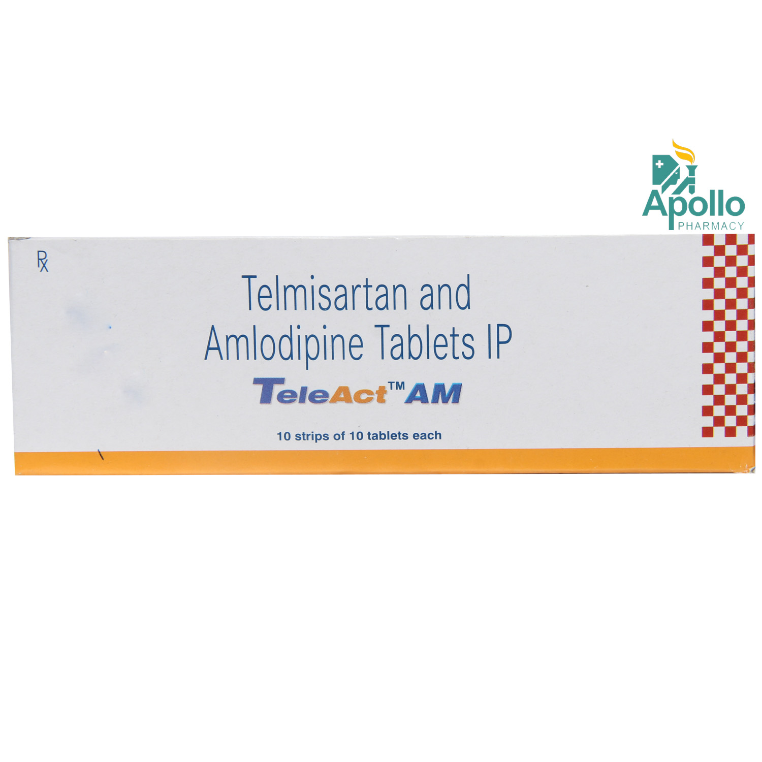 Teleact AM Tablet 10's, Pack of 10 Teleact AM Tablet 10's, Pack of 10