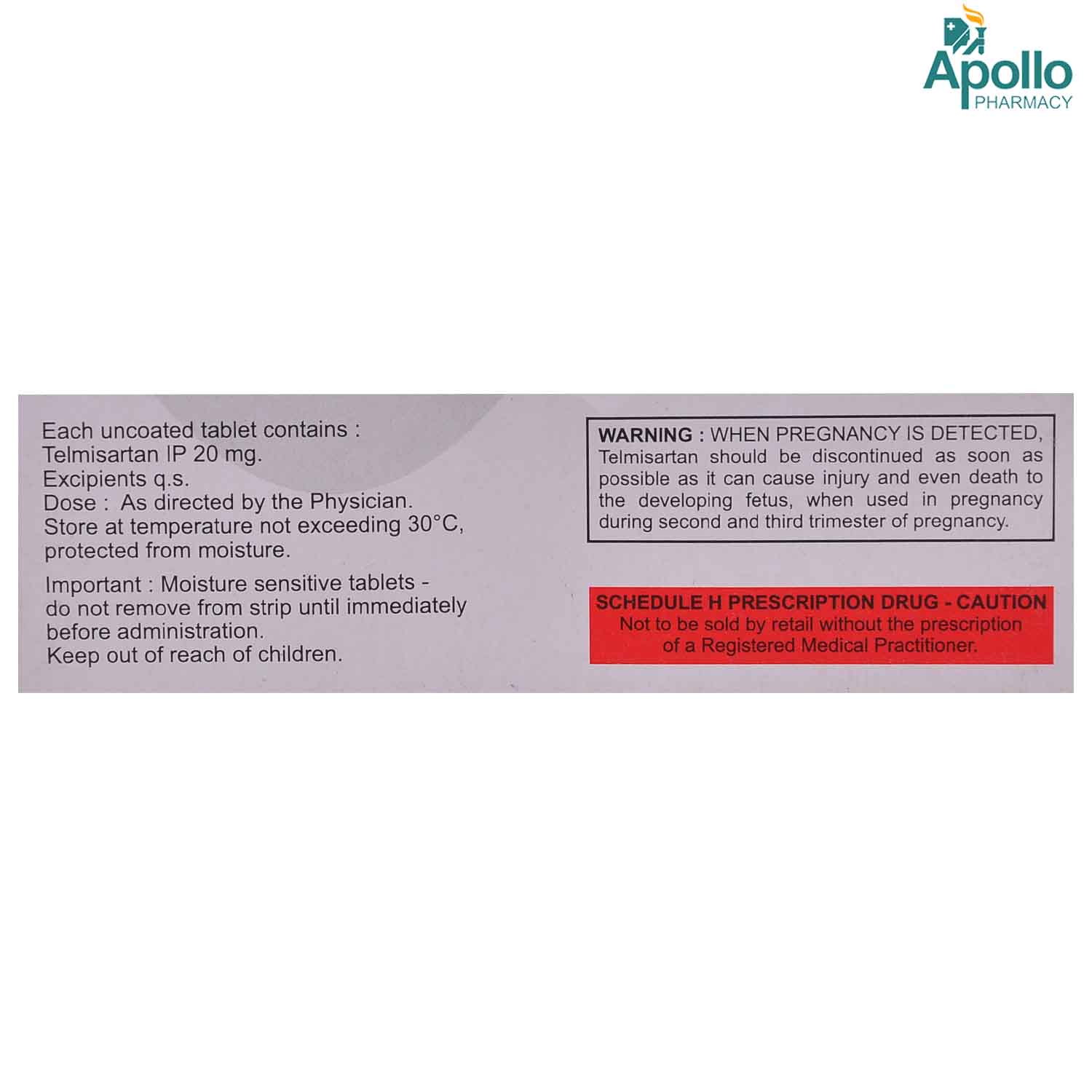 Telmikaa 20 Tablet 10's, Pack of 10 TABLETS Telmikaa 20 Tablet 10's, Pack of 10 TABLETS