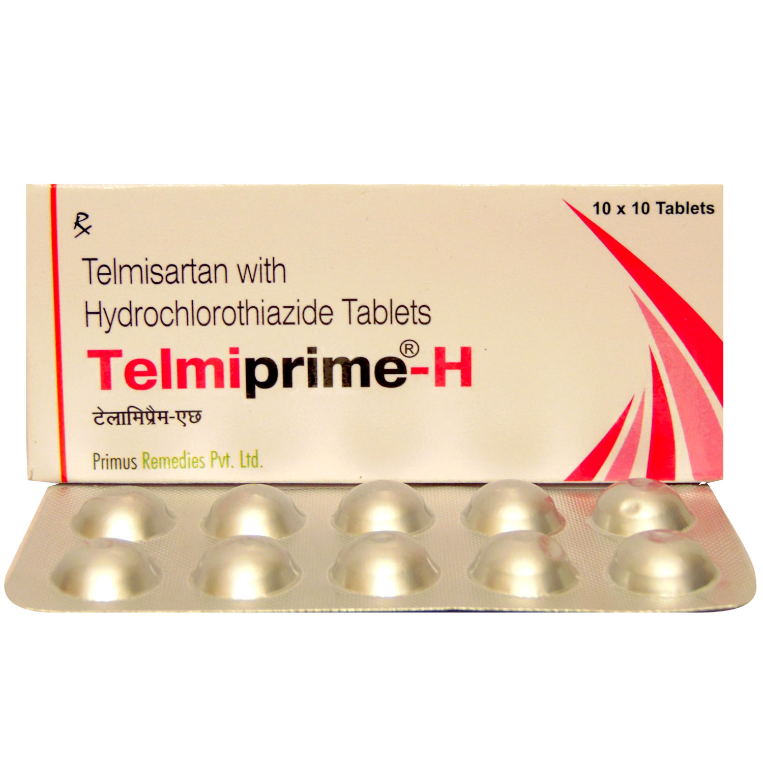 Telmiprime-H Tablet 10's, Pack of 10 Telmiprime-H Tablet 10's, Pack of 10