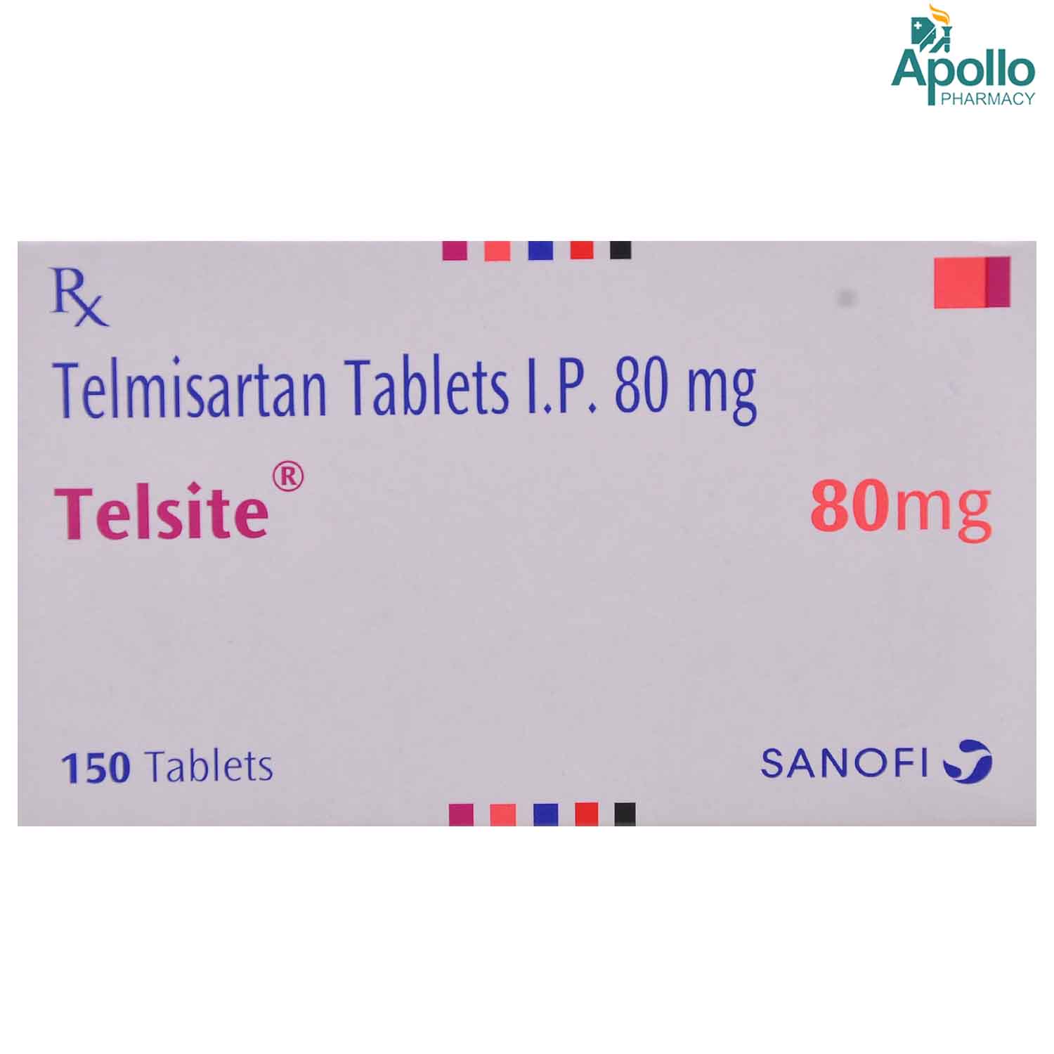 Telsite 80 mg Tablet 15's, Pack of 15 TABLETS Telsite 80 mg Tablet 15's, Pack of 15 TABLETS