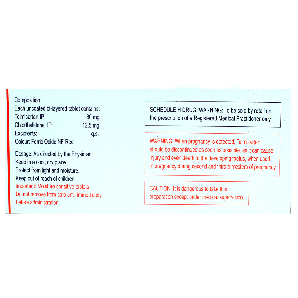 TELVAS CT 80MG TABLET, Pack of 10 TELVAS CT 80MG TABLET, Pack of 10