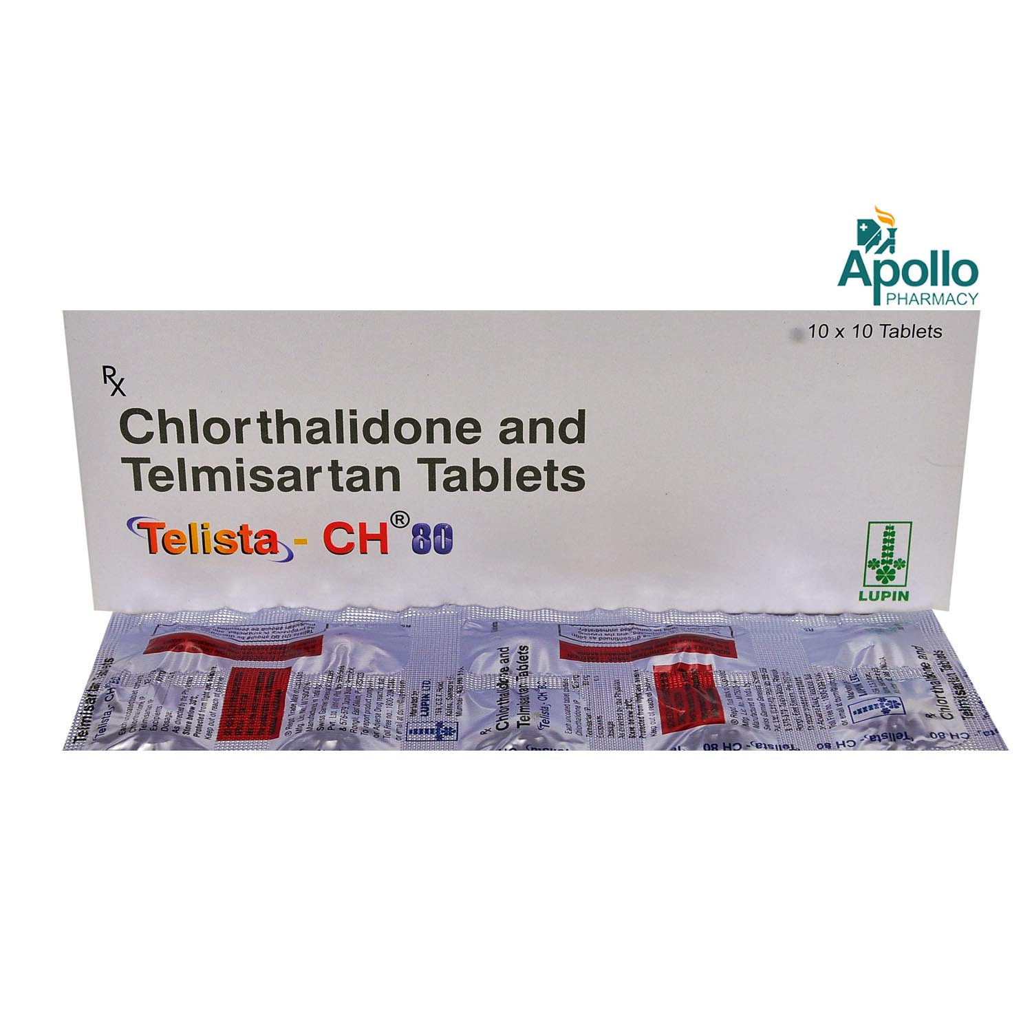 Telista CH 80 Tablet 10's, Pack of 10 Telista CH 80 Tablet 10's, Pack of 10