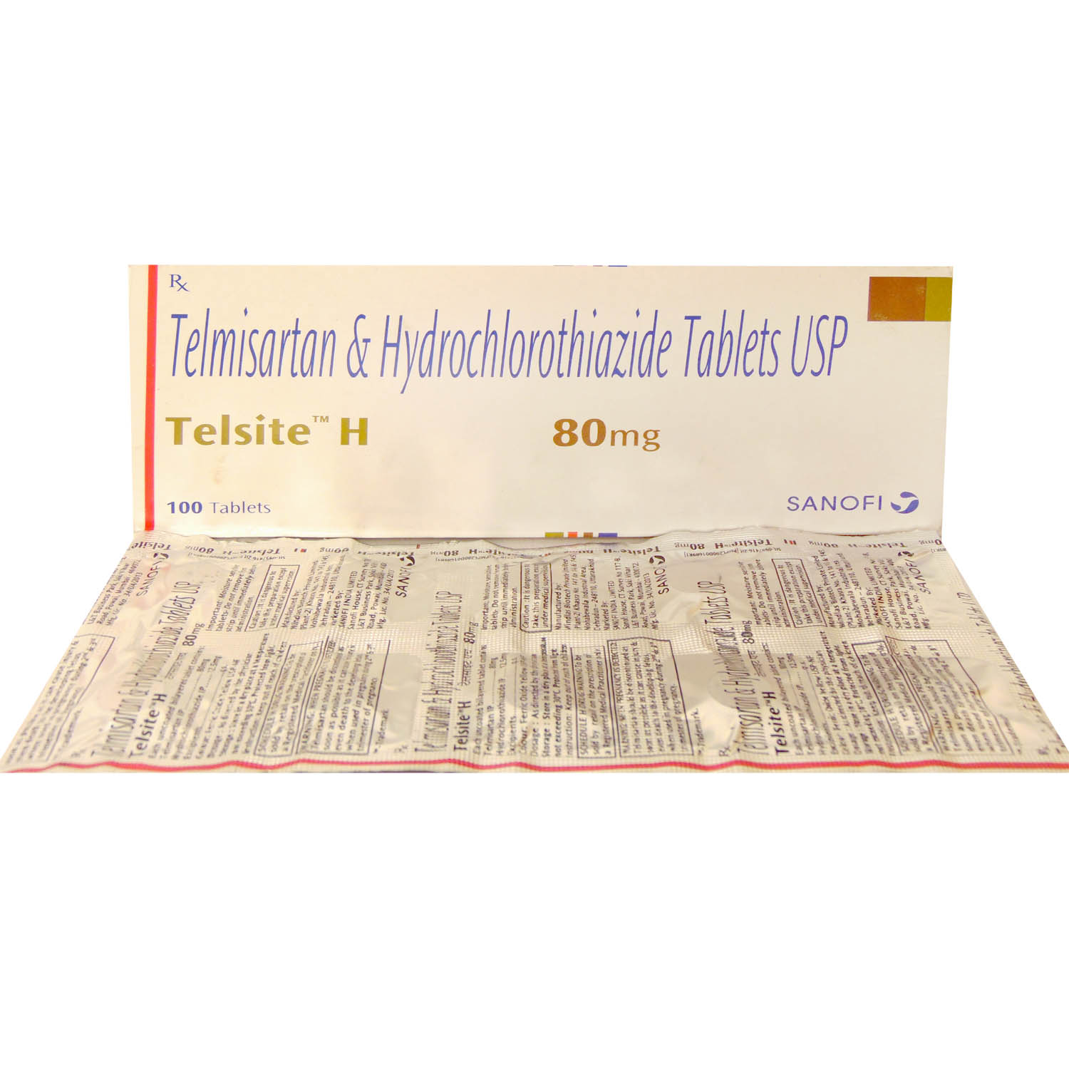 Telsite H 80 mg Tablet 10's, Pack of 10 Telsite H 80 mg Tablet 10's, Pack of 10