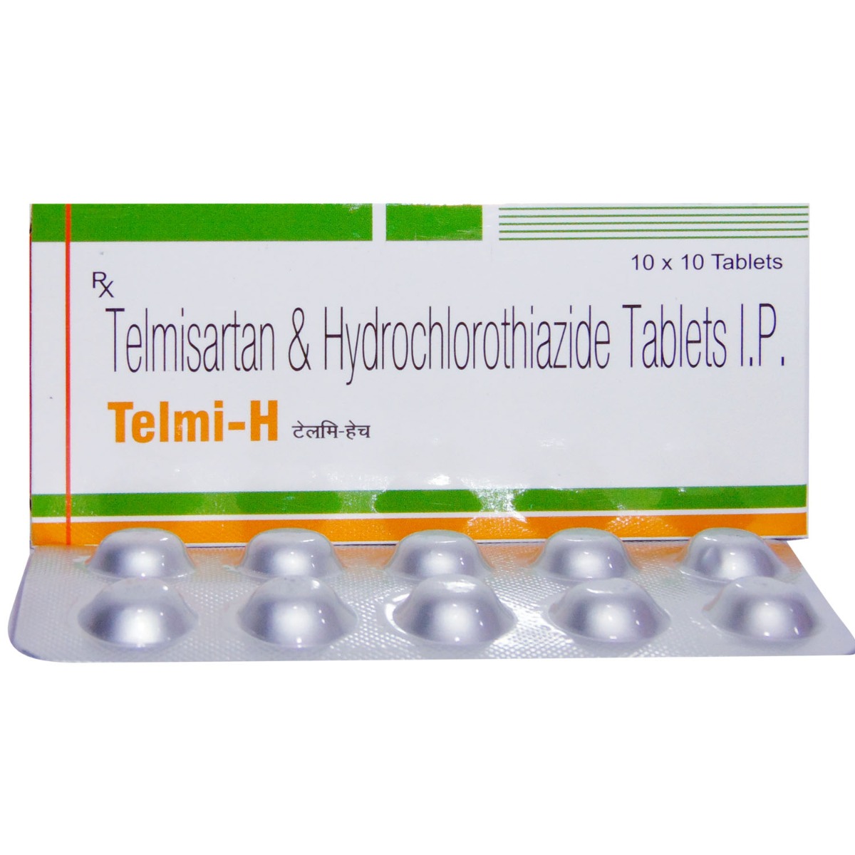 TELMI H 40MG TABLET, Pack of 10 TELMI H 40MG TABLET, Pack of 10