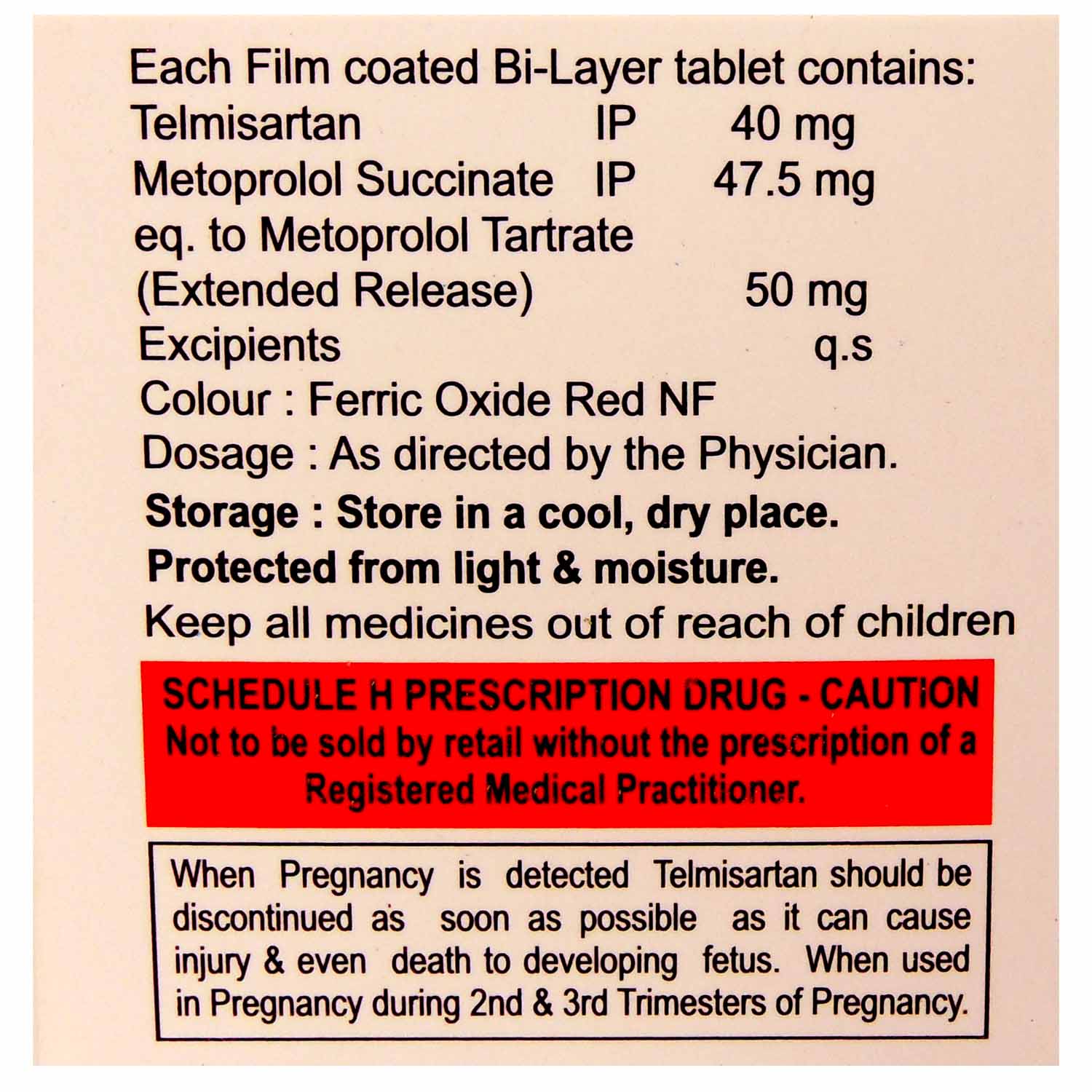 Telzox M 50 Tablet 10's, Pack of 10 Telzox M 50 Tablet 10's, Pack of 10