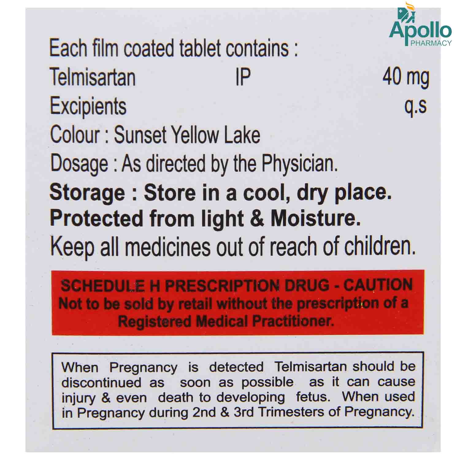 Teledoc 40 mg Tablet 10's, Pack of 10 TABLETS Teledoc 40 mg Tablet 10's, Pack of 10 TABLETS