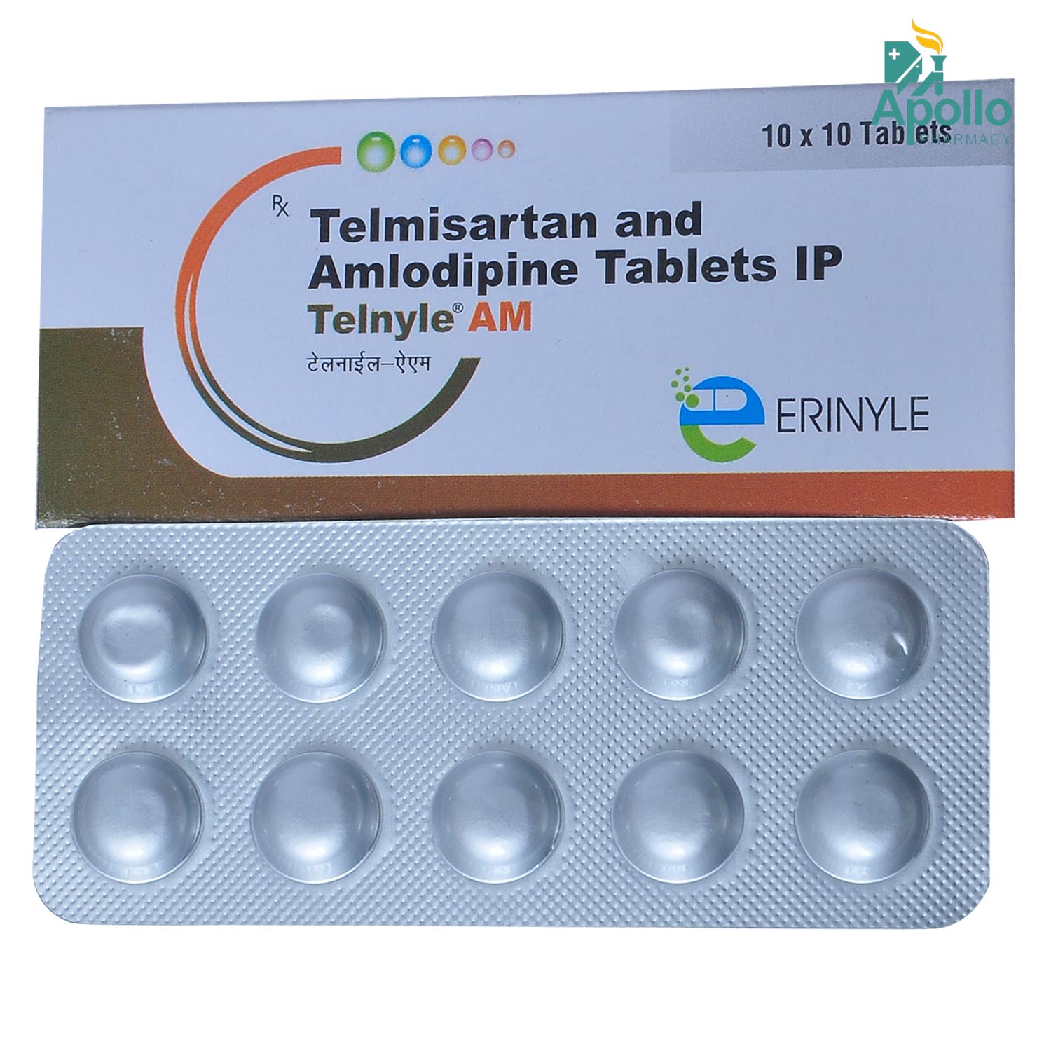 Telnyle AM Tablet 10's, Pack of 10 Telnyle AM Tablet 10's, Pack of 10