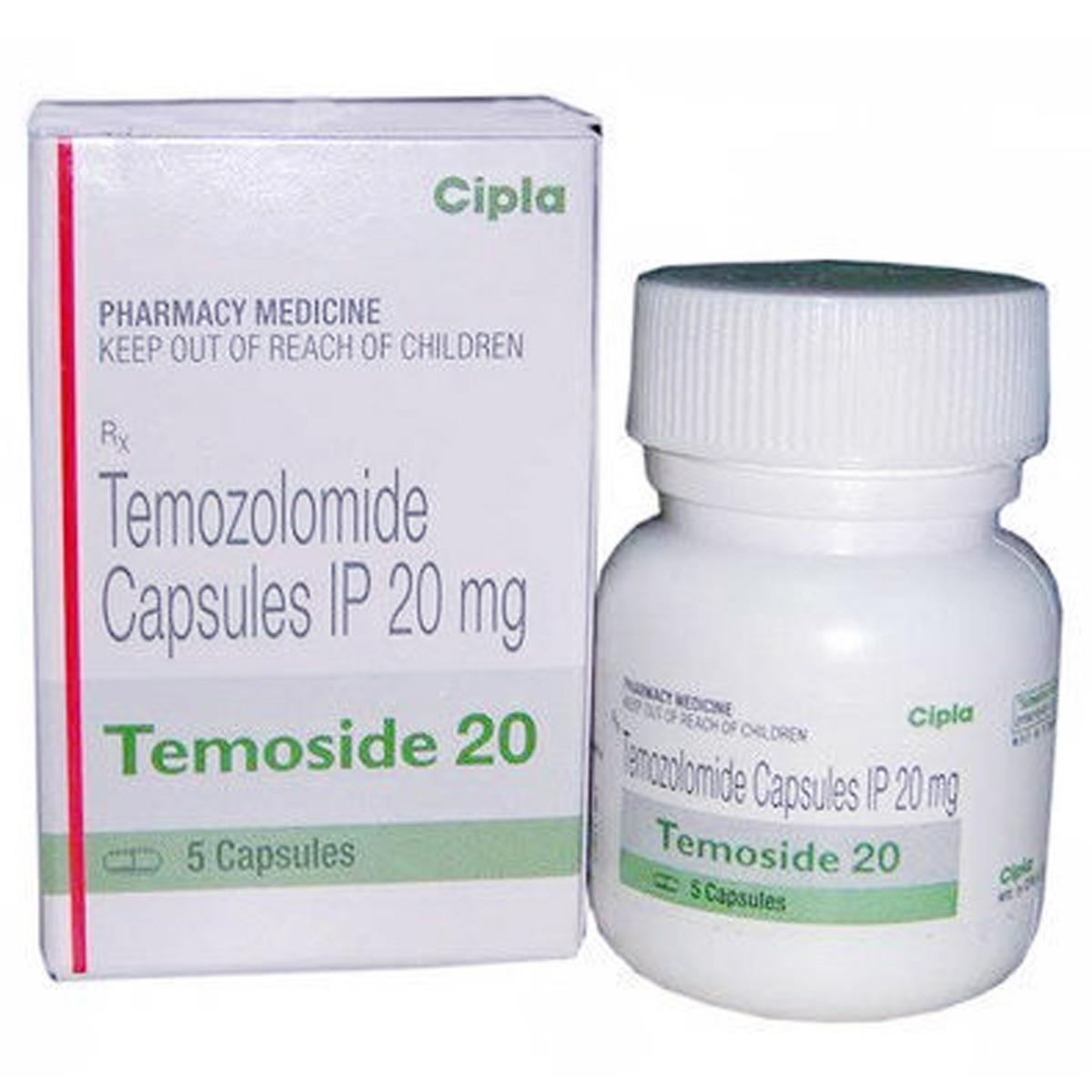 Temoside 20 Capsule 5's, Pack of 1 CAPSULE Temoside 20 Capsule 5's, Pack of 1 CAPSULE