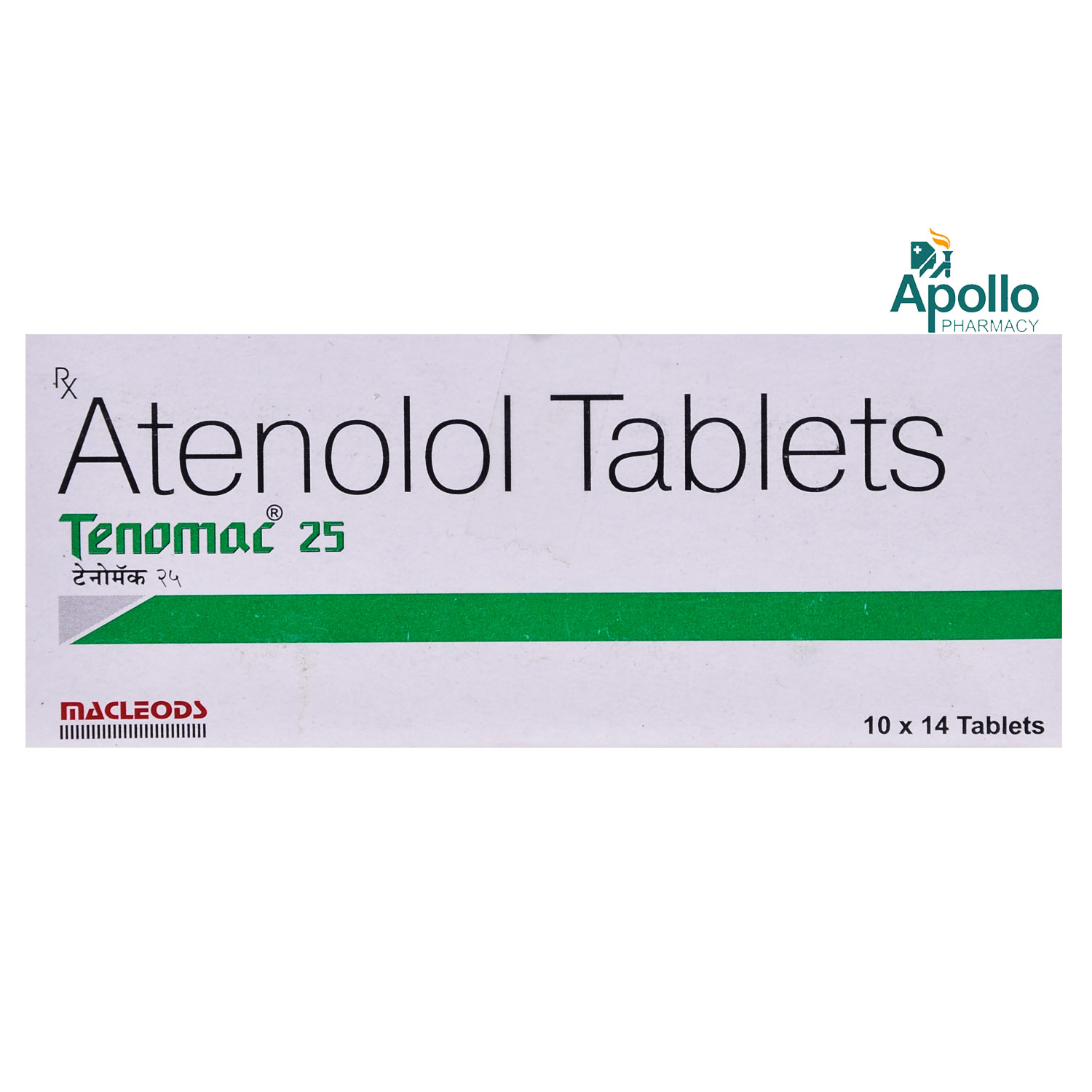 Tenomac 25 mg Tablet 14's, Pack of 14 TabletS Tenomac 25 mg Tablet 14's, Pack of 14 TabletS