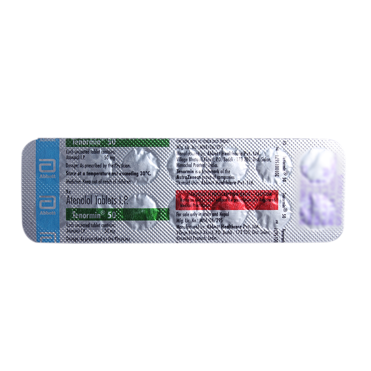 Tenormin 50 Tablet 14's, Pack of 14 TabletS Tenormin 50 Tablet 14's, Pack of 14 TabletS