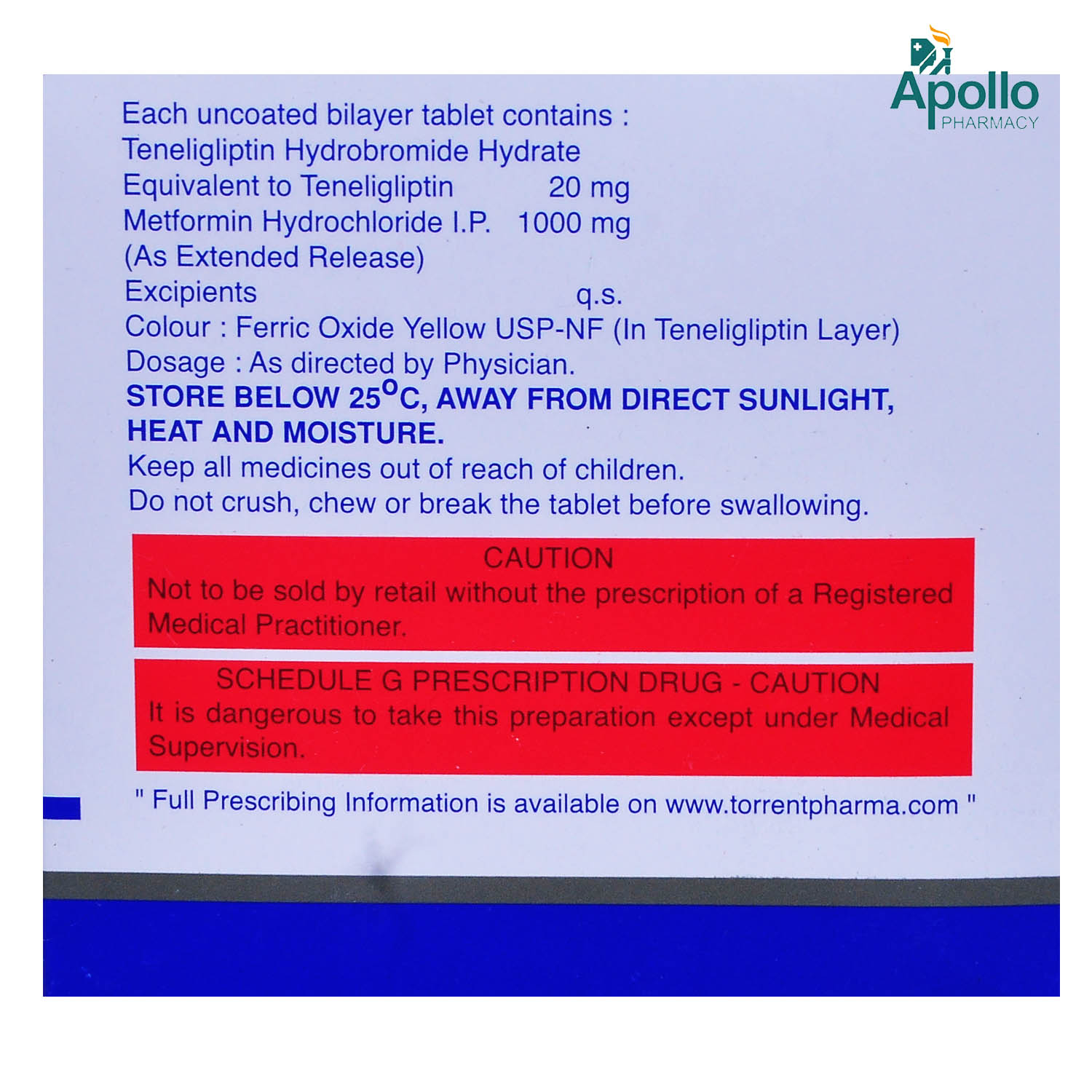 Tenepure-M 1000 Tablet 10's, Pack of 10 TABLETS Tenepure-M 1000 Tablet 10's, Pack of 10 TABLETS