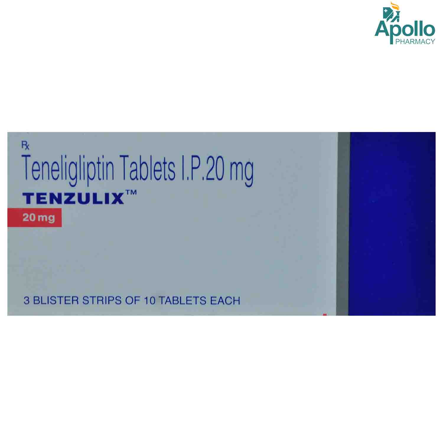 Buy Tenzulix 20 mg Tablet 10's Online