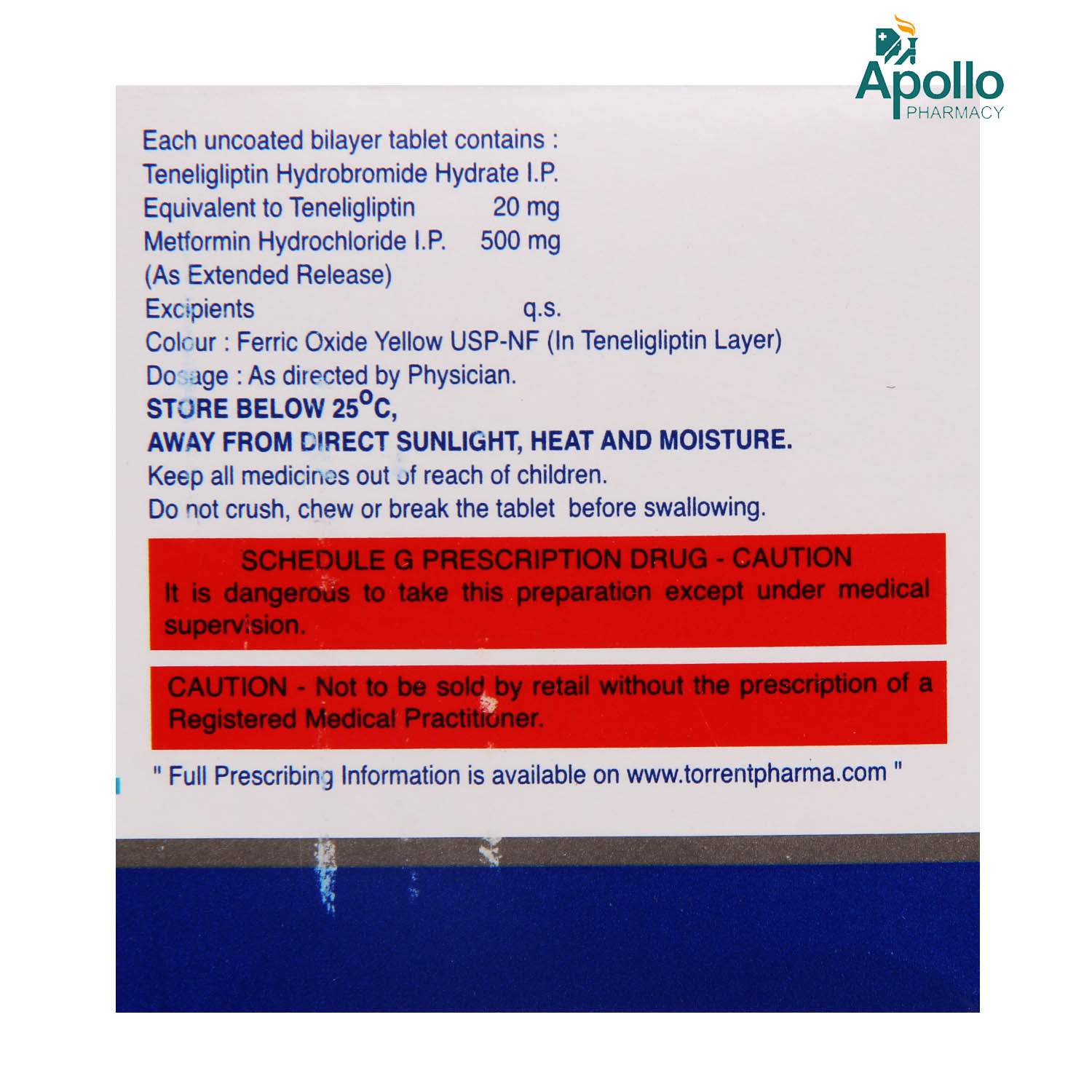 Tenzulix M 500 Tablet 10's, Pack of 10 TABLETS Tenzulix M 500 Tablet 10's, Pack of 10 TABLETS