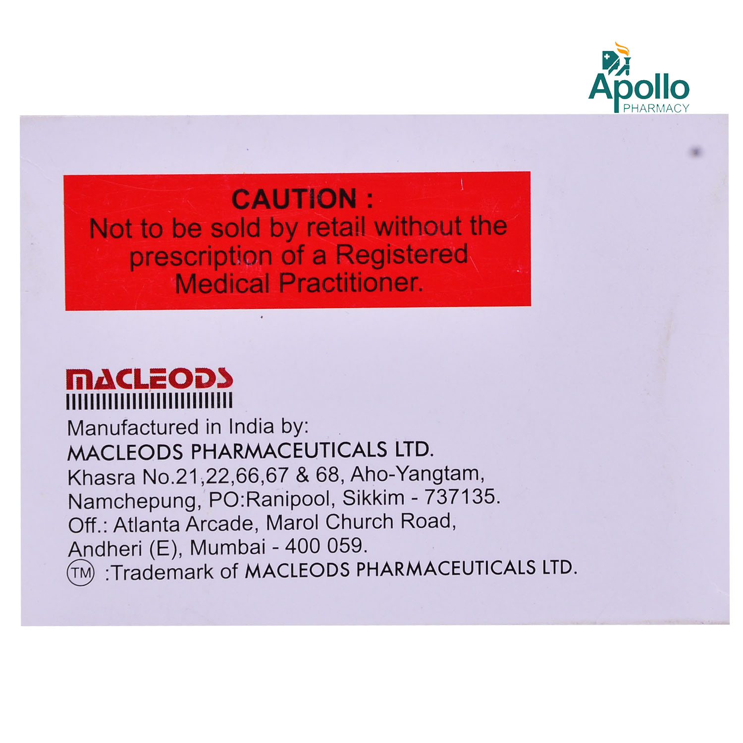 TERBITOTAL 500MG TABLET 7'S, Pack of 7 TabletS TERBITOTAL 500MG TABLET 7'S, Pack of 7 TabletS