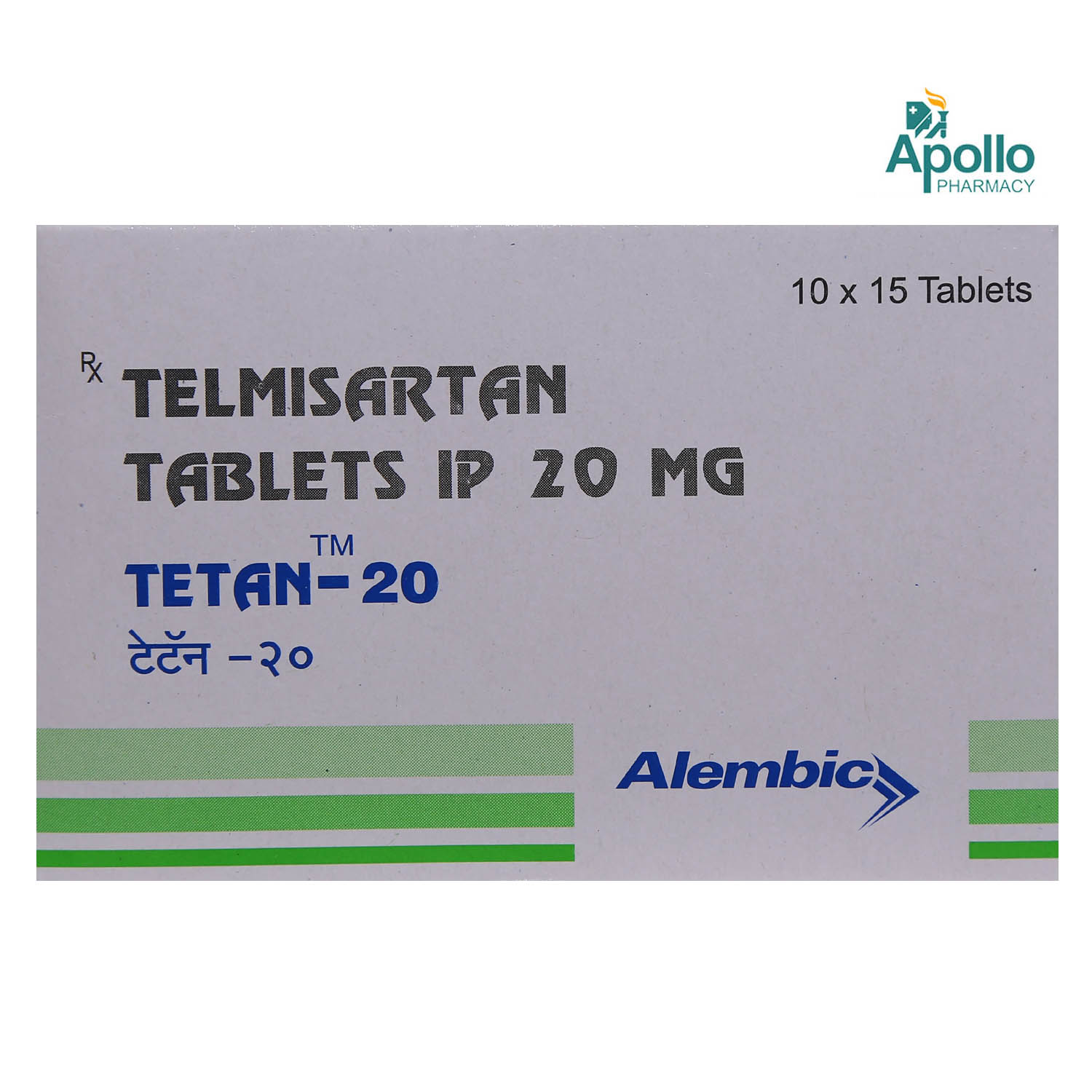 Tetan 20 Tablet 15's, Pack of 15 TABLETS Tetan 20 Tablet 15's, Pack of 15 TABLETS