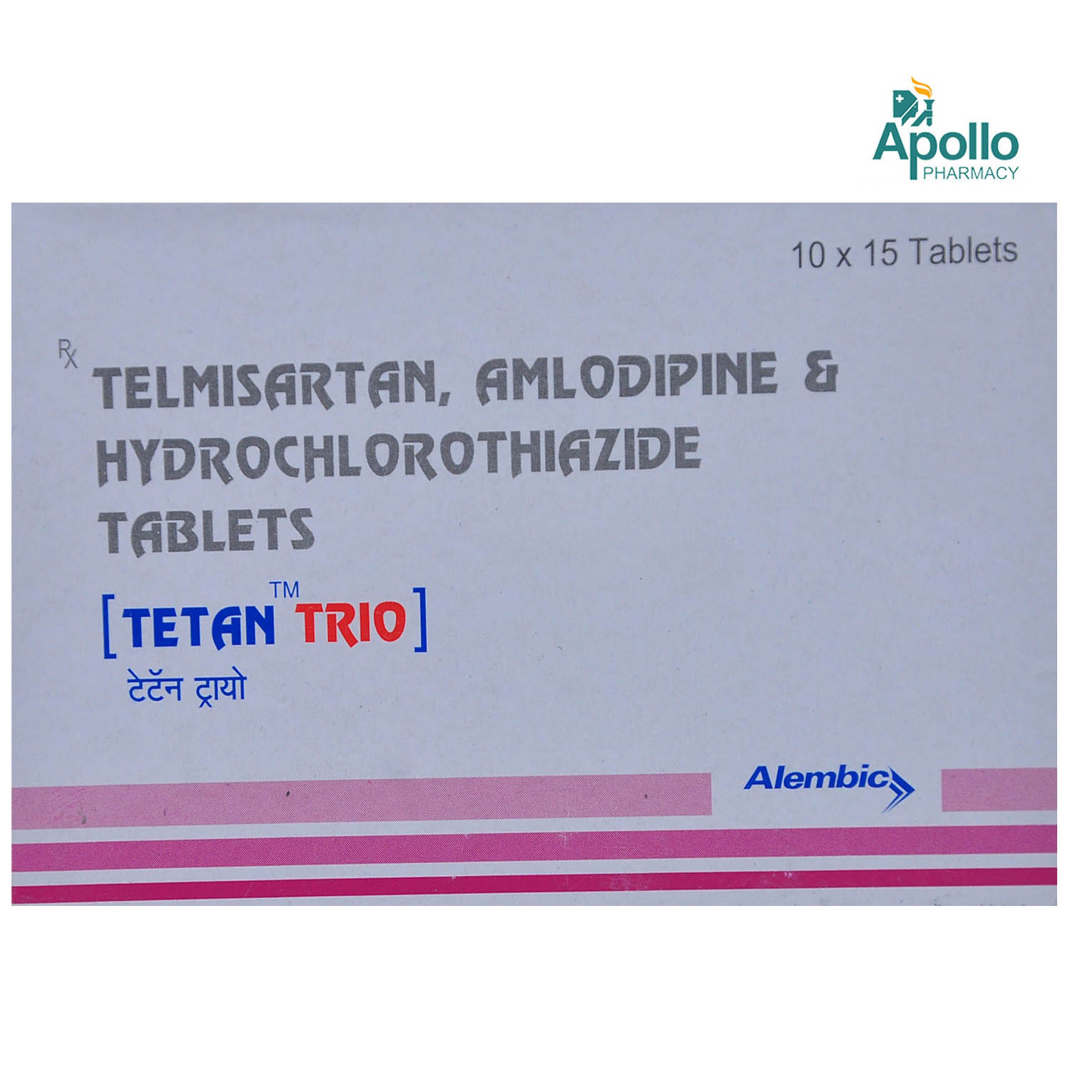Tetan Trio Tablet 15's, Pack of 15 Tetan Trio Tablet 15's, Pack of 15