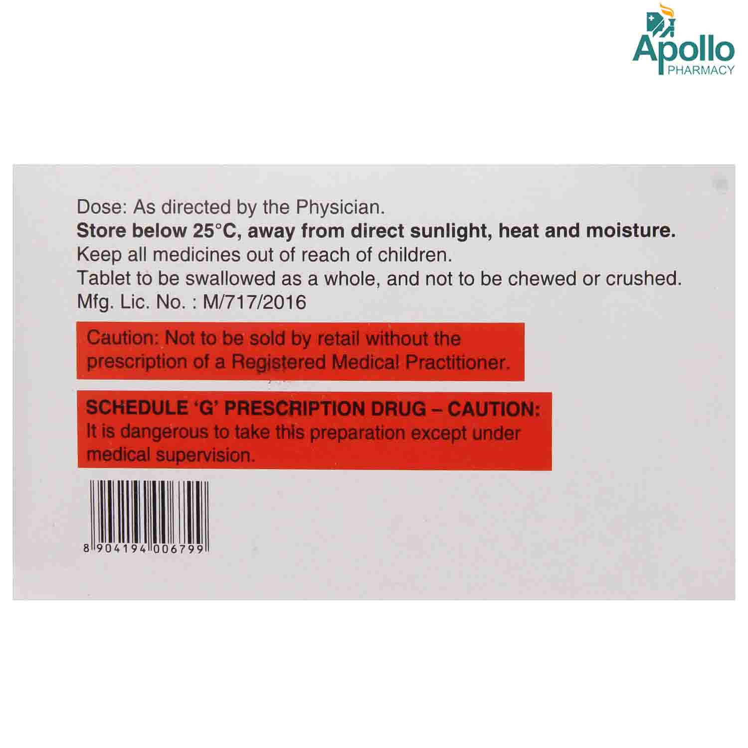 T Glip-M 1000 Tablet 15's, Pack of 15 TABLET ERS T Glip-M 1000 Tablet 15's, Pack of 15 TABLET ERS